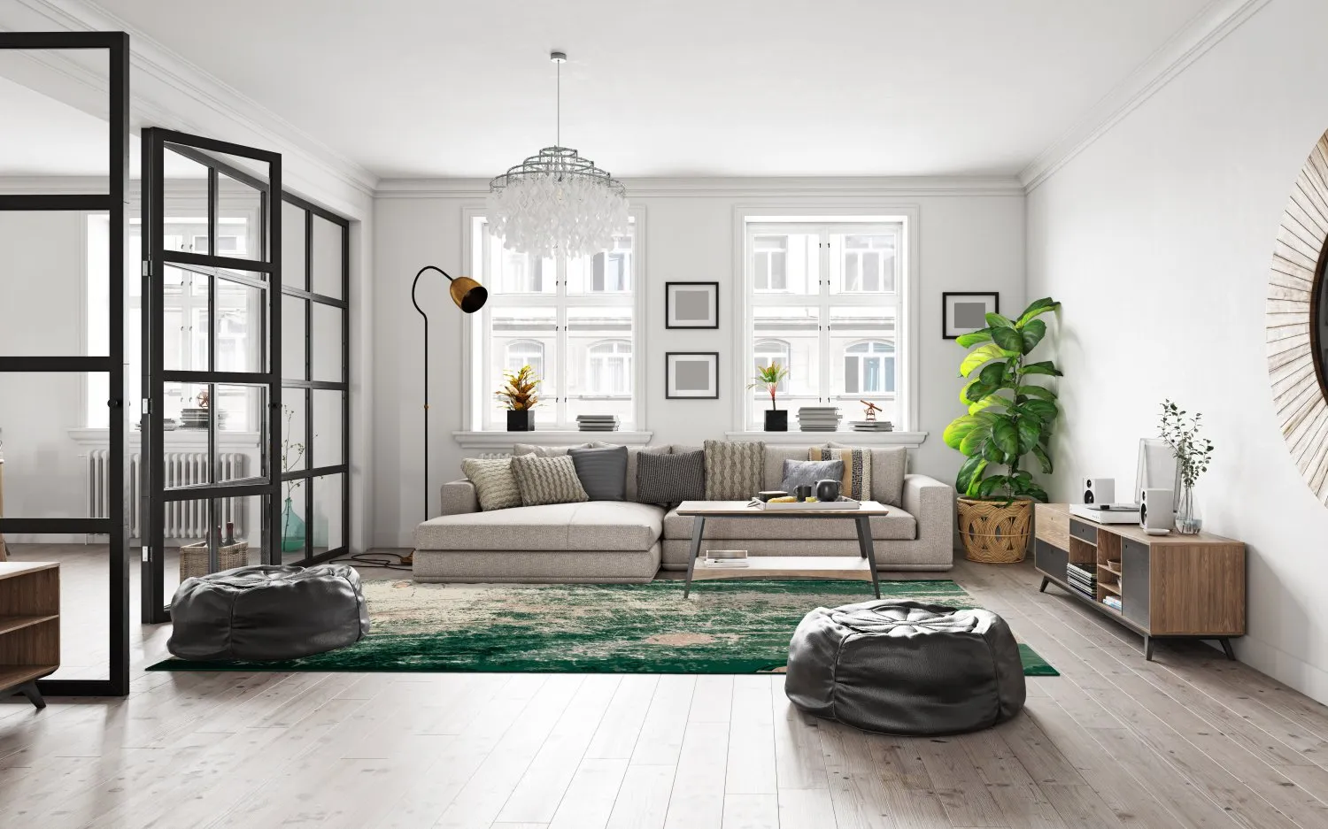 Wilton - Tamalous (beige/groen)