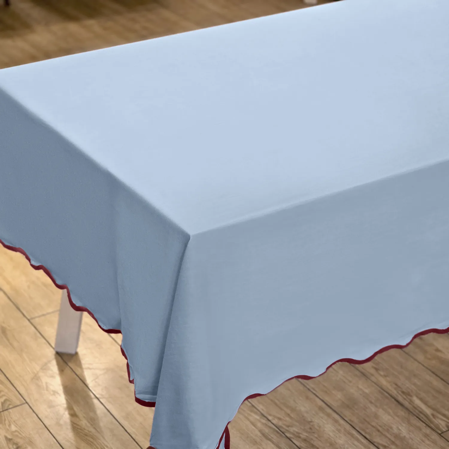 Katoenen tafelkleed - Yrsa (blauw)