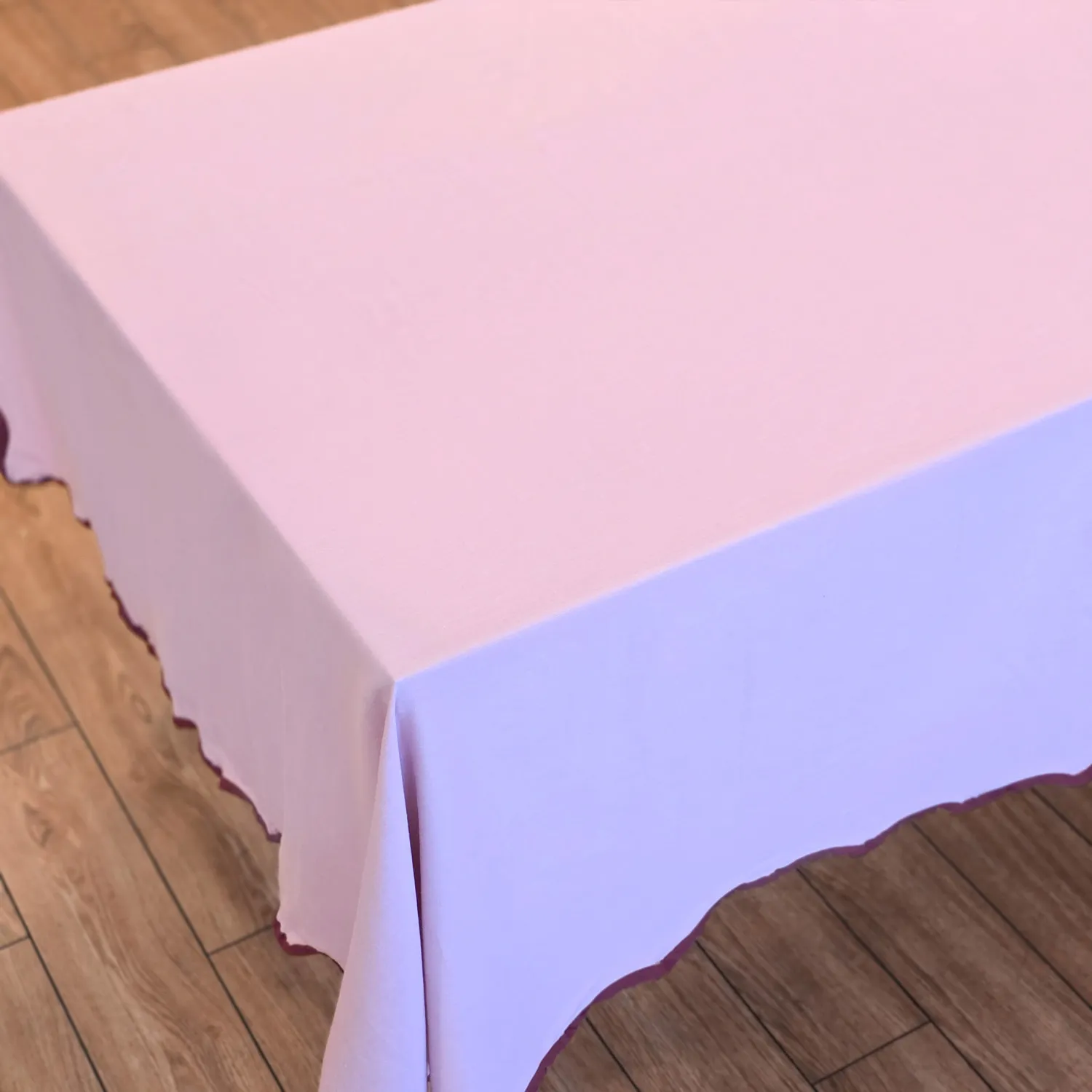 Katoenen tafelkleed - Yrsa (roze)