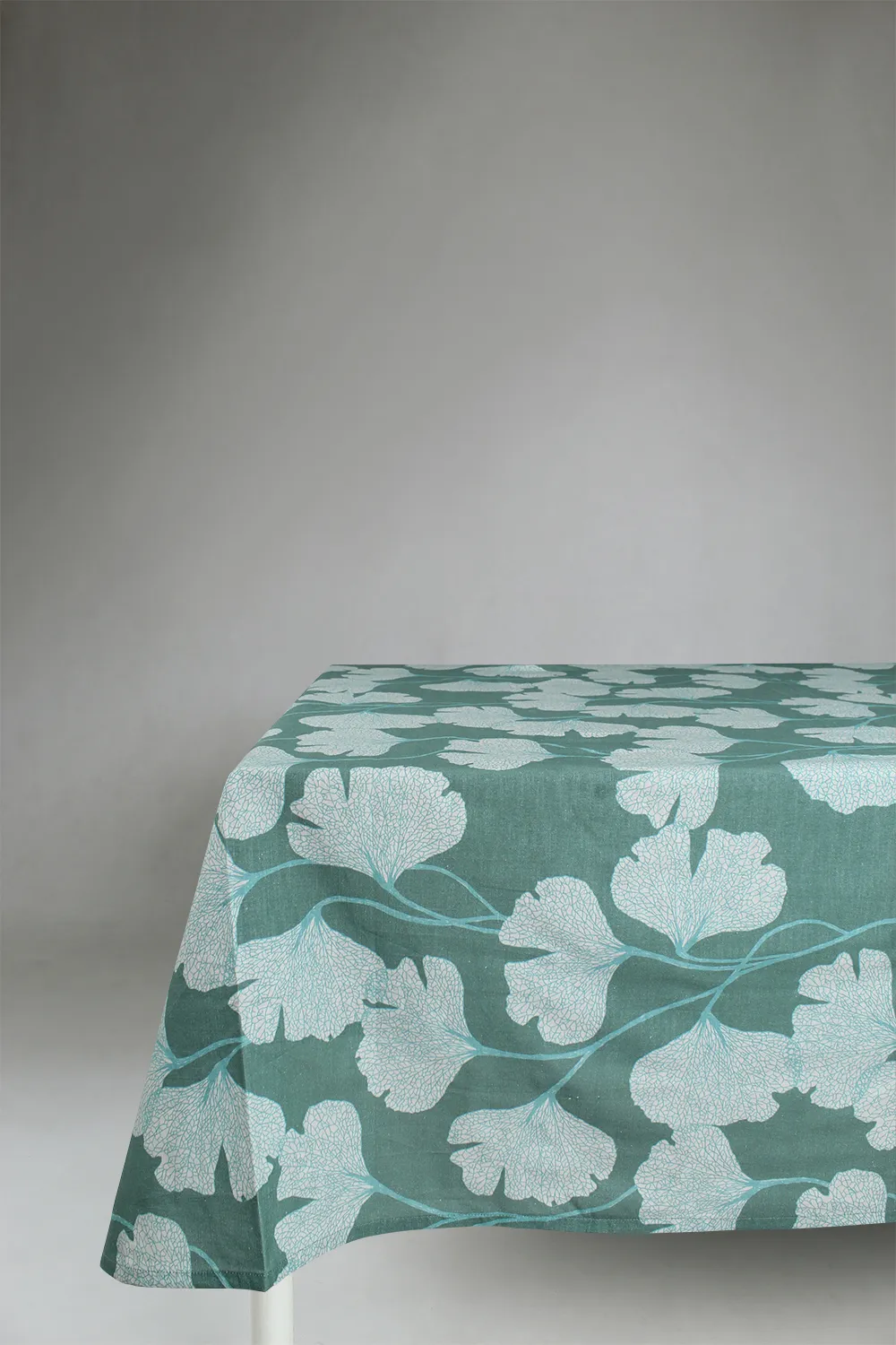 Katoenen tafelkleed - Abril (donkergroen)