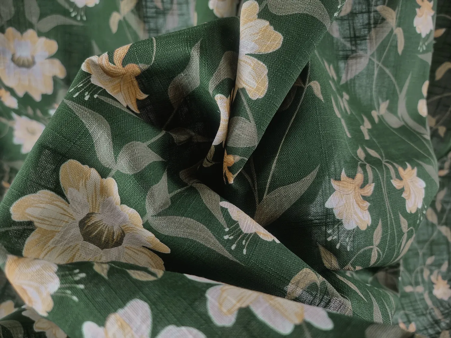 Katoenen tafelkleed - Bodil (groen)