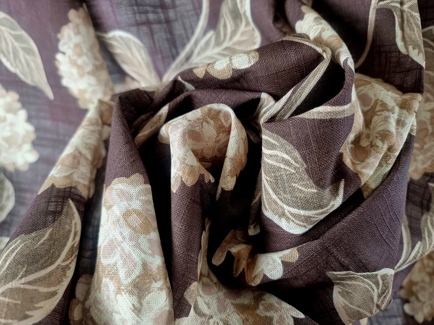 Katoenen tafelkleed - Dorthe (paars)