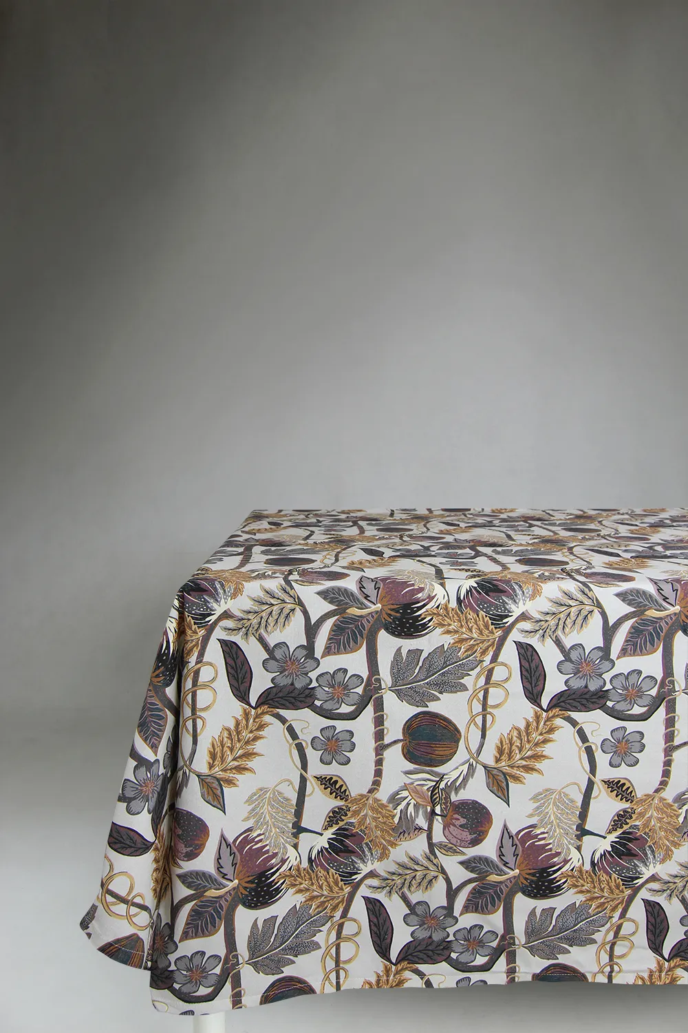 Katoenen tafelkleed - Lise (bruin)