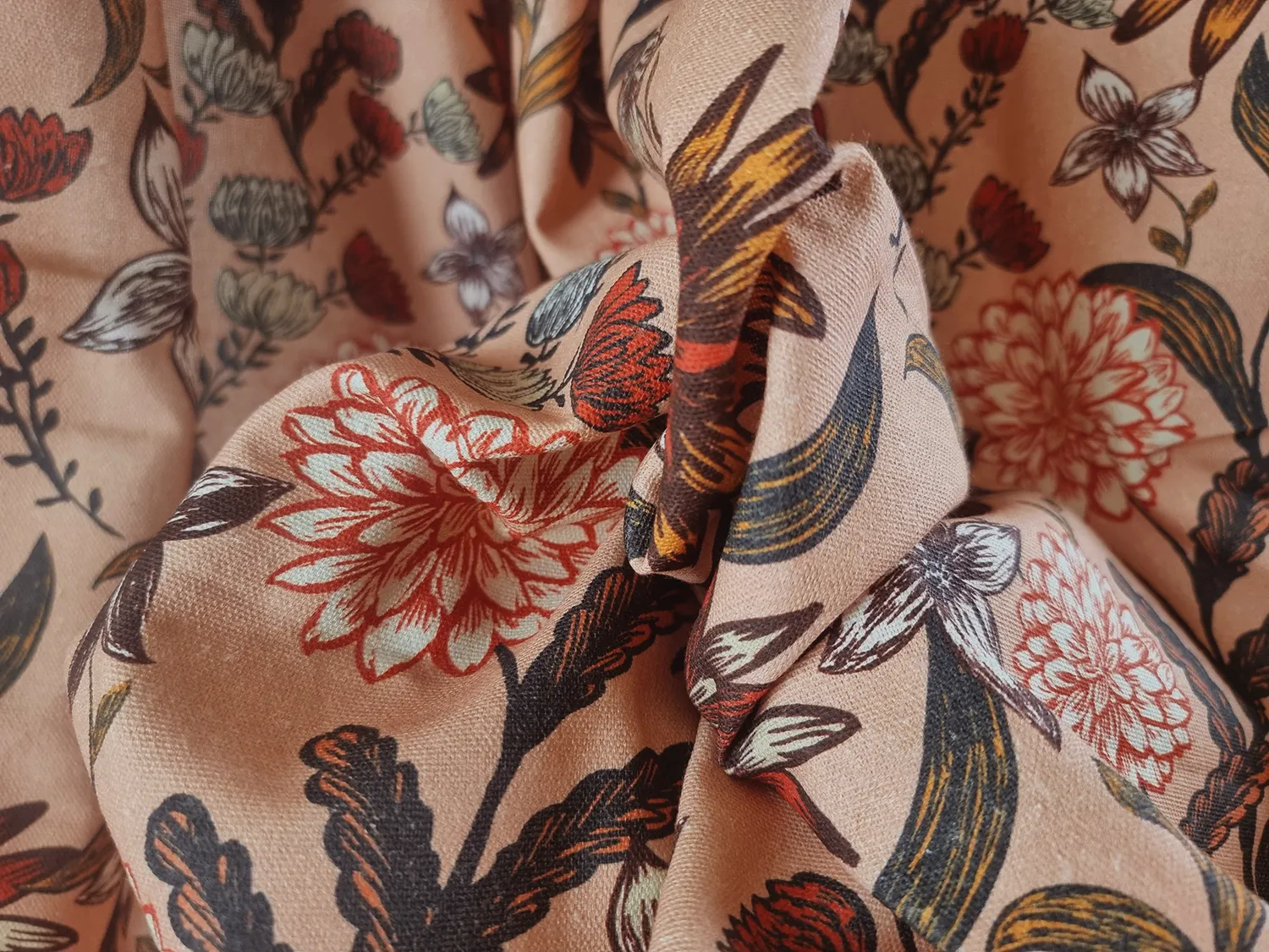 Katoenen tafelkleed - Lotten (blush)