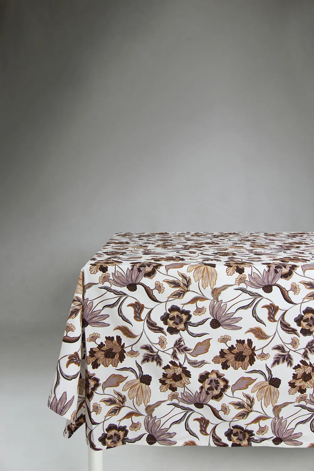 Katoenen tafelkleed - Mathilde (paars)