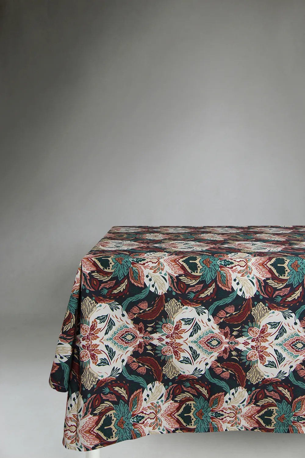 Katoenen tafelkleed - Paula (blauw/multi)