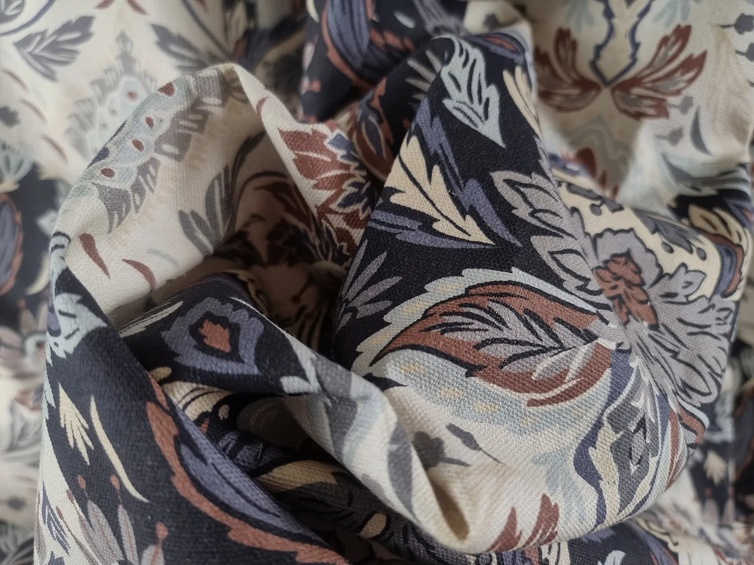 Katoenen tafelkleed - Paula (blauw)