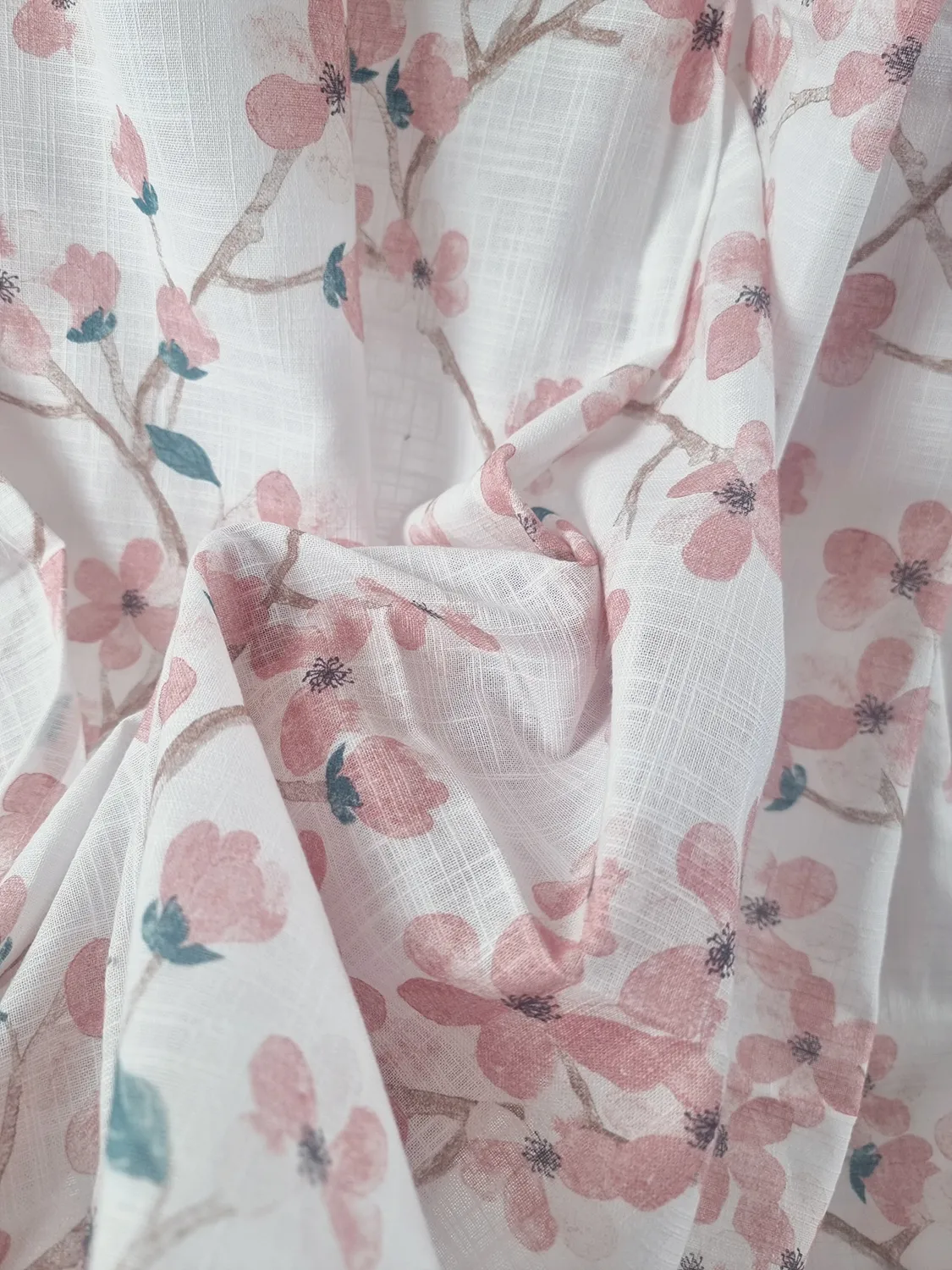 Katoenen tafelkleed - Pia-Li (roze)