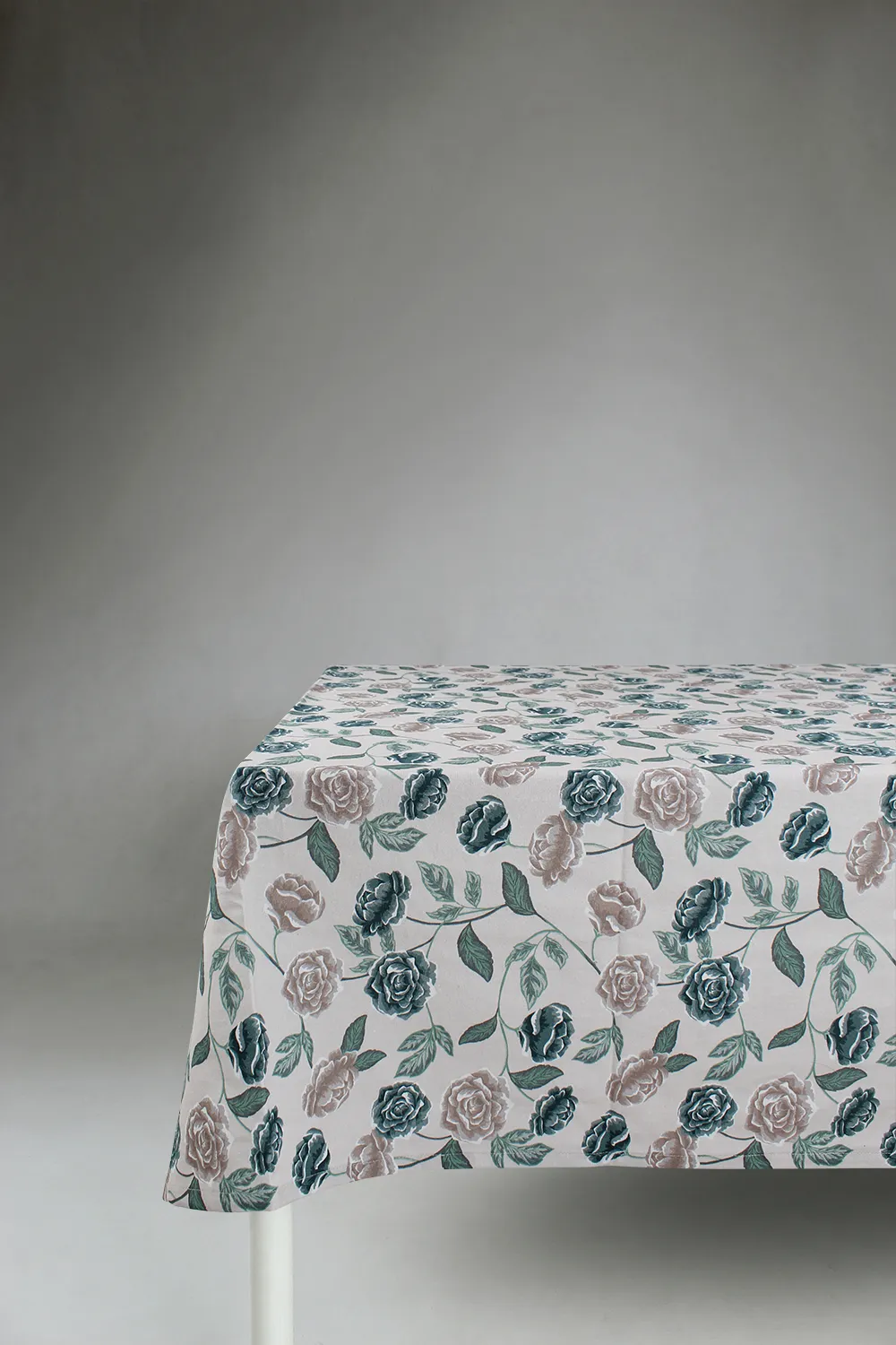 Katoenen tafelkleed - Wreath (blauw)