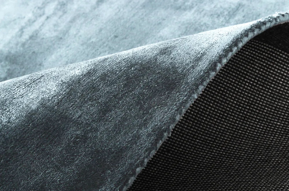 Viscose-vloerkleed - Jodhpur Special Luxury Edition (blauw/grijs)