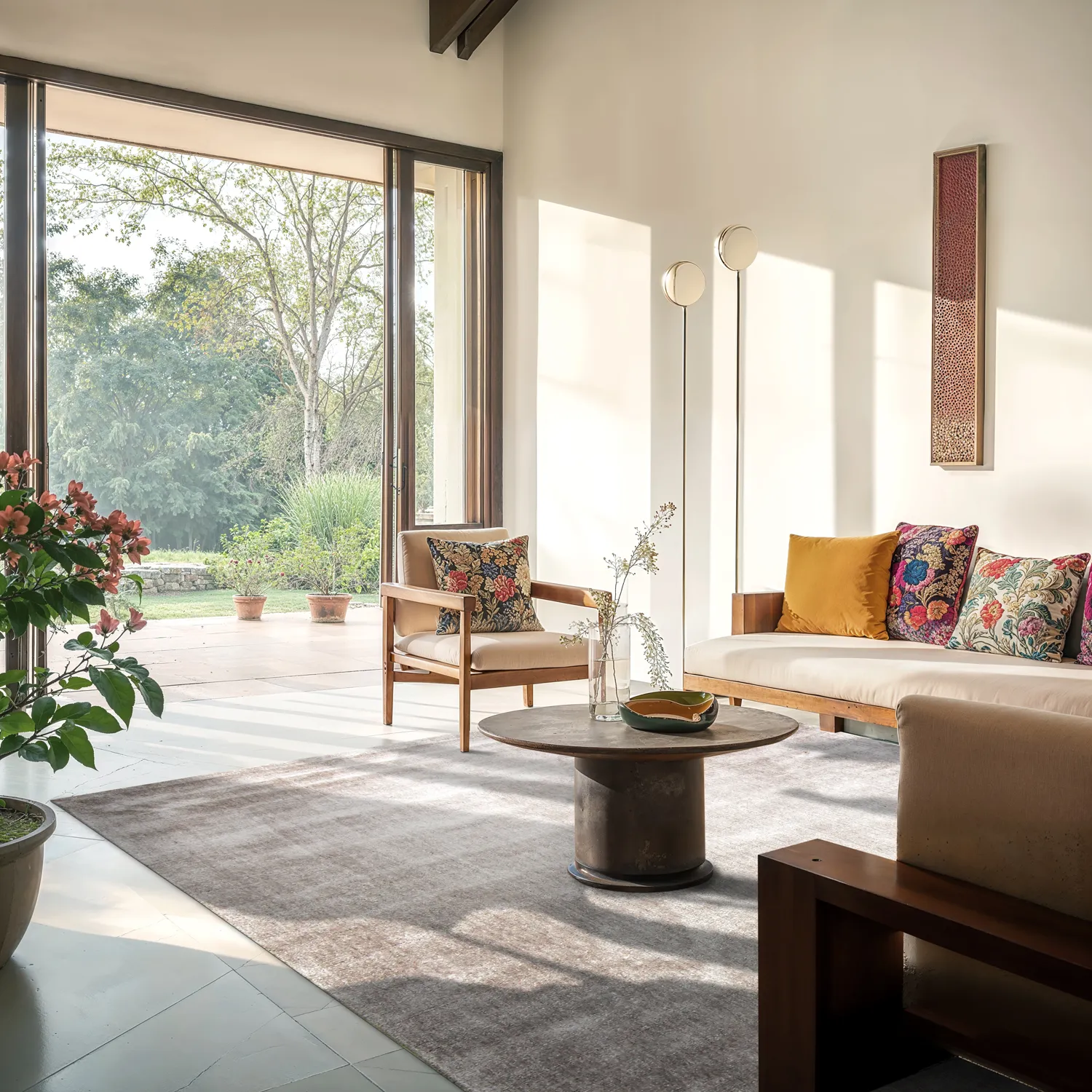 Recycled PET with viscose look (grijs)