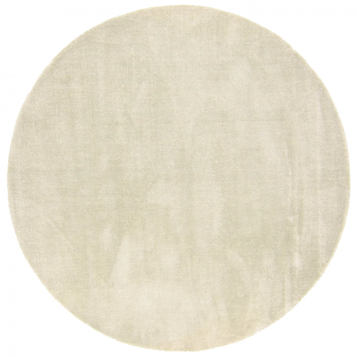 Rond vloerkleed - Recycled PET with viscose look (mint)