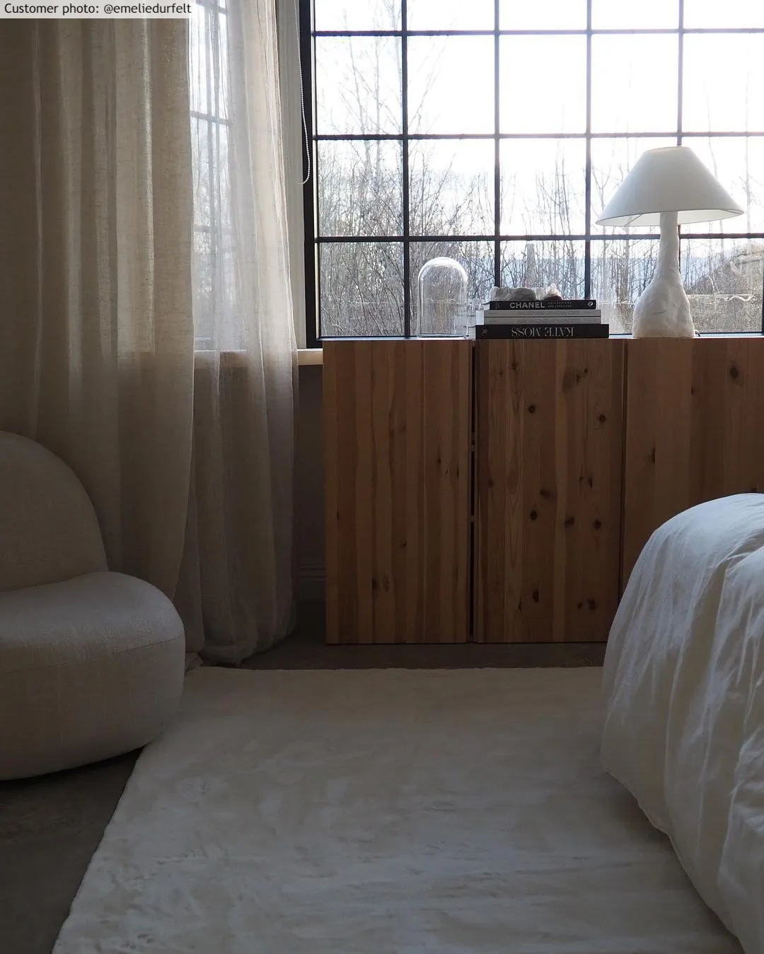 Hoogpolig vloerkleed - Aranga Super Soft Fur (wit)