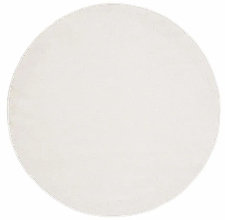 Rond vloerkleed - Sunayama (wit)