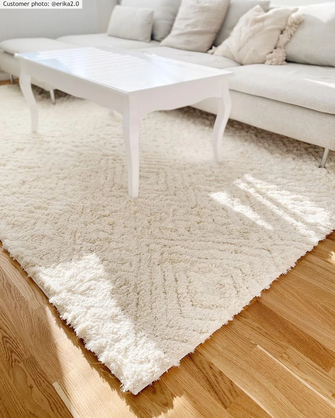 Hoogpolig vloerkleed - Stettin (offwhite)