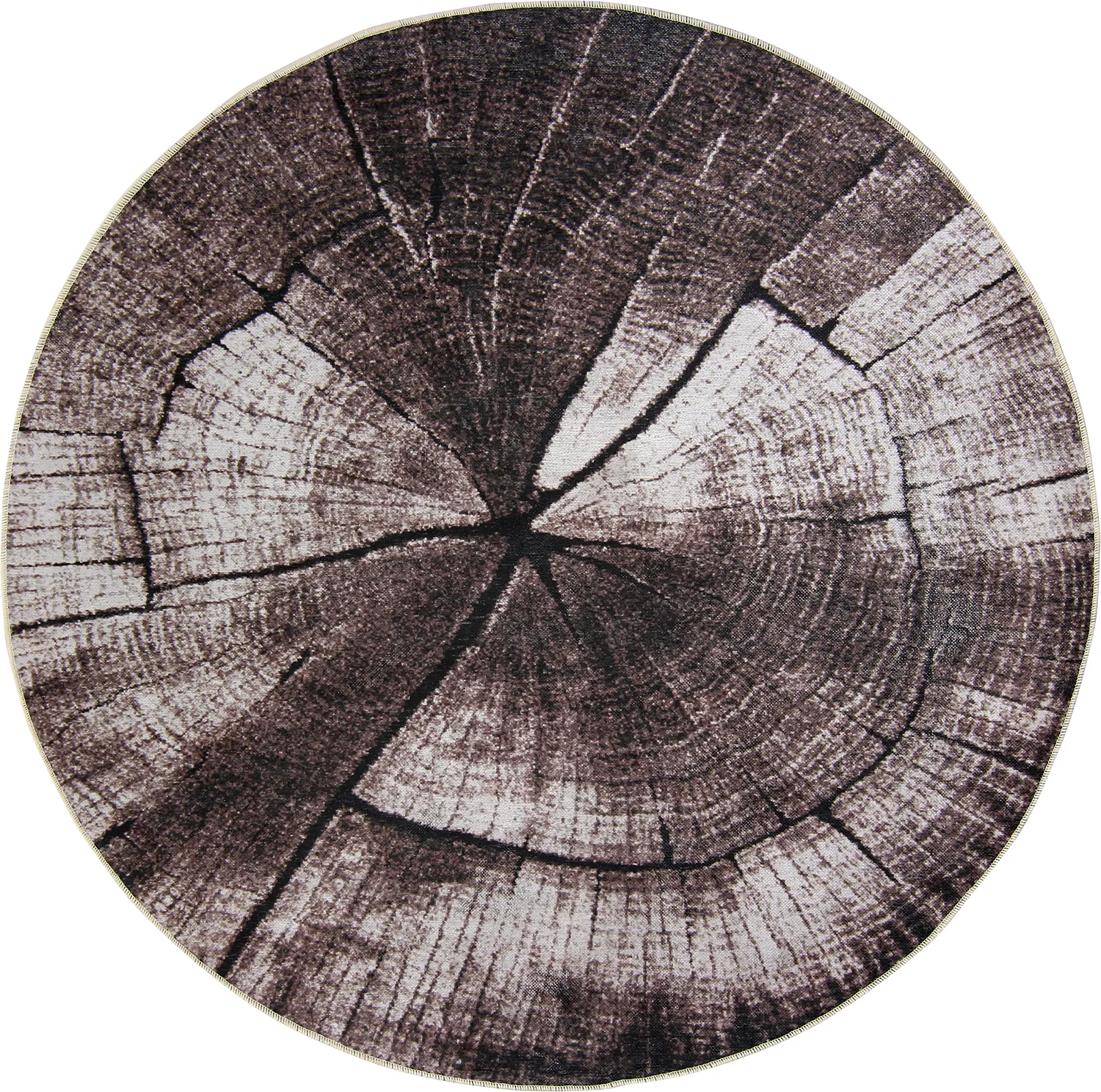 Rond vloerkleed - Event (grijs)