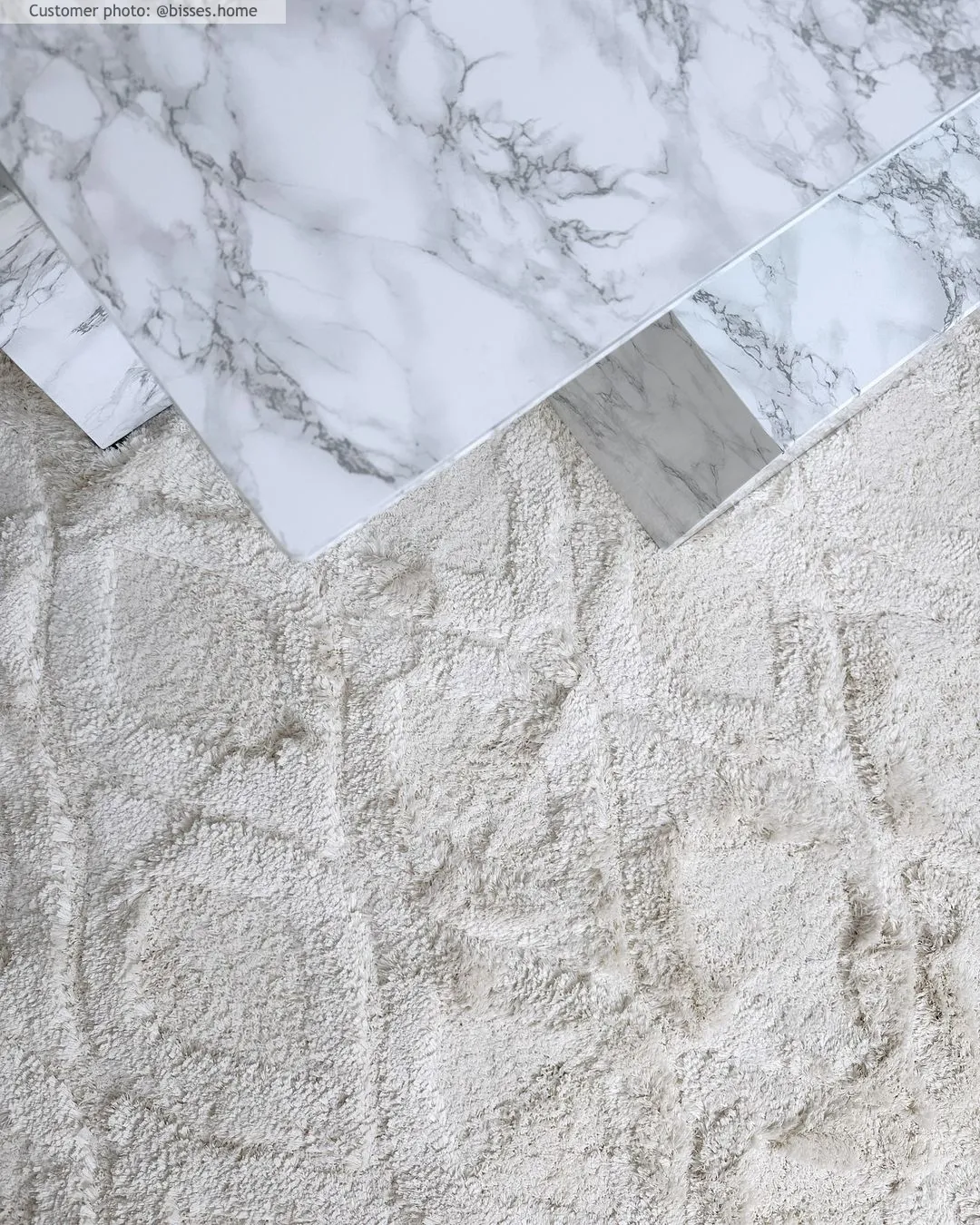 Hoogpolig vloerkleed - Everett (offwhite)