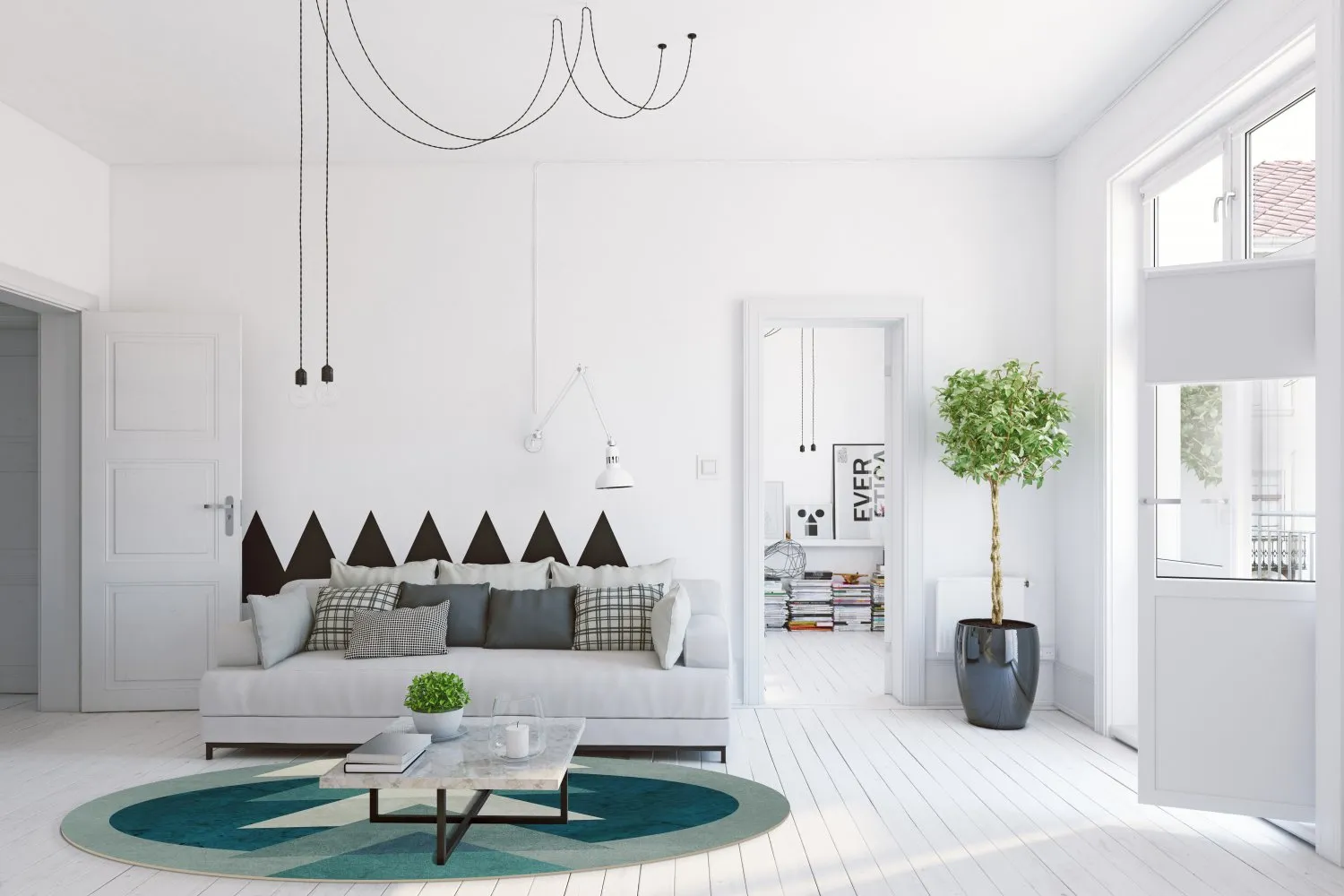 Rond vloerkleed - Amares (multi)