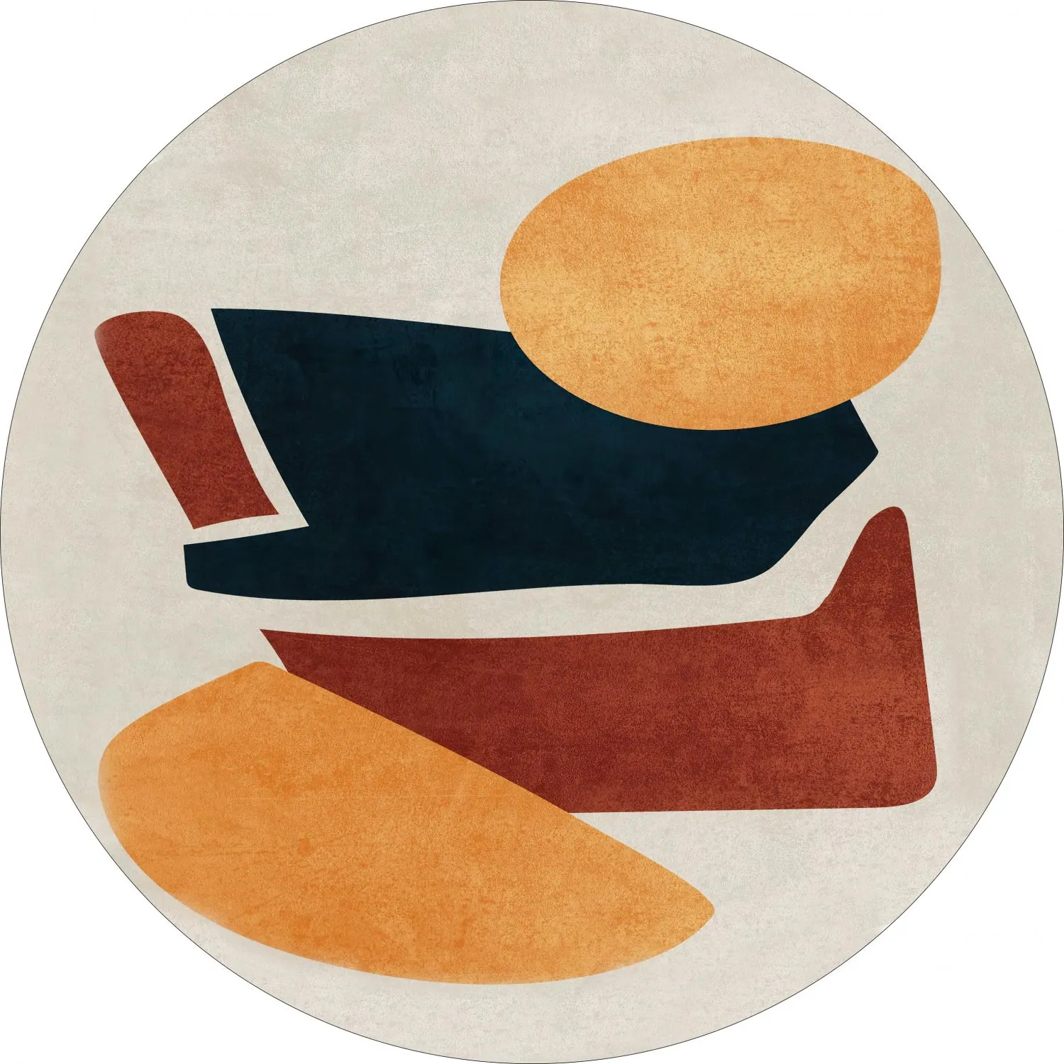 Rond vloerkleed - Beira (multi)