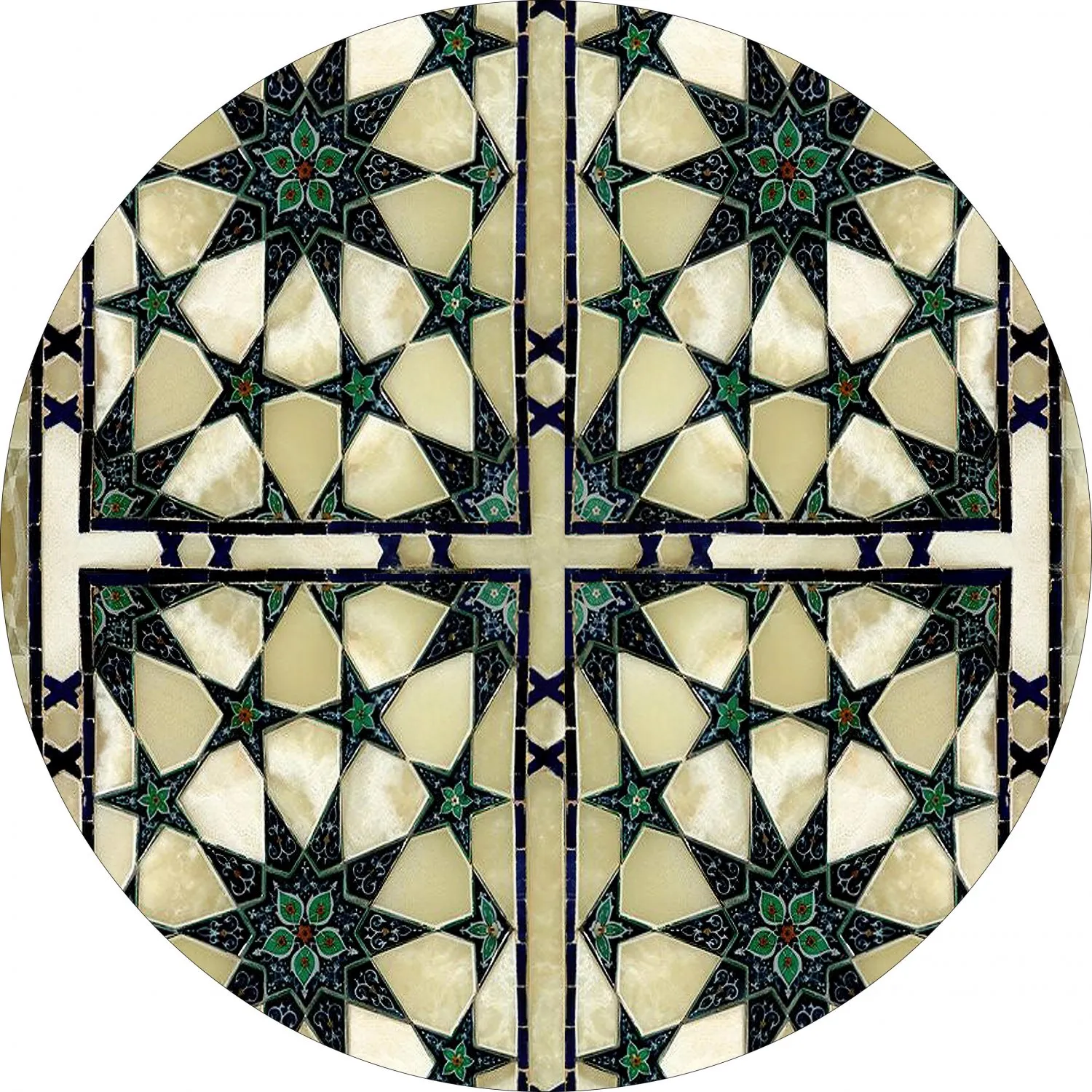 Rond vloerkleed - Pino (multi)