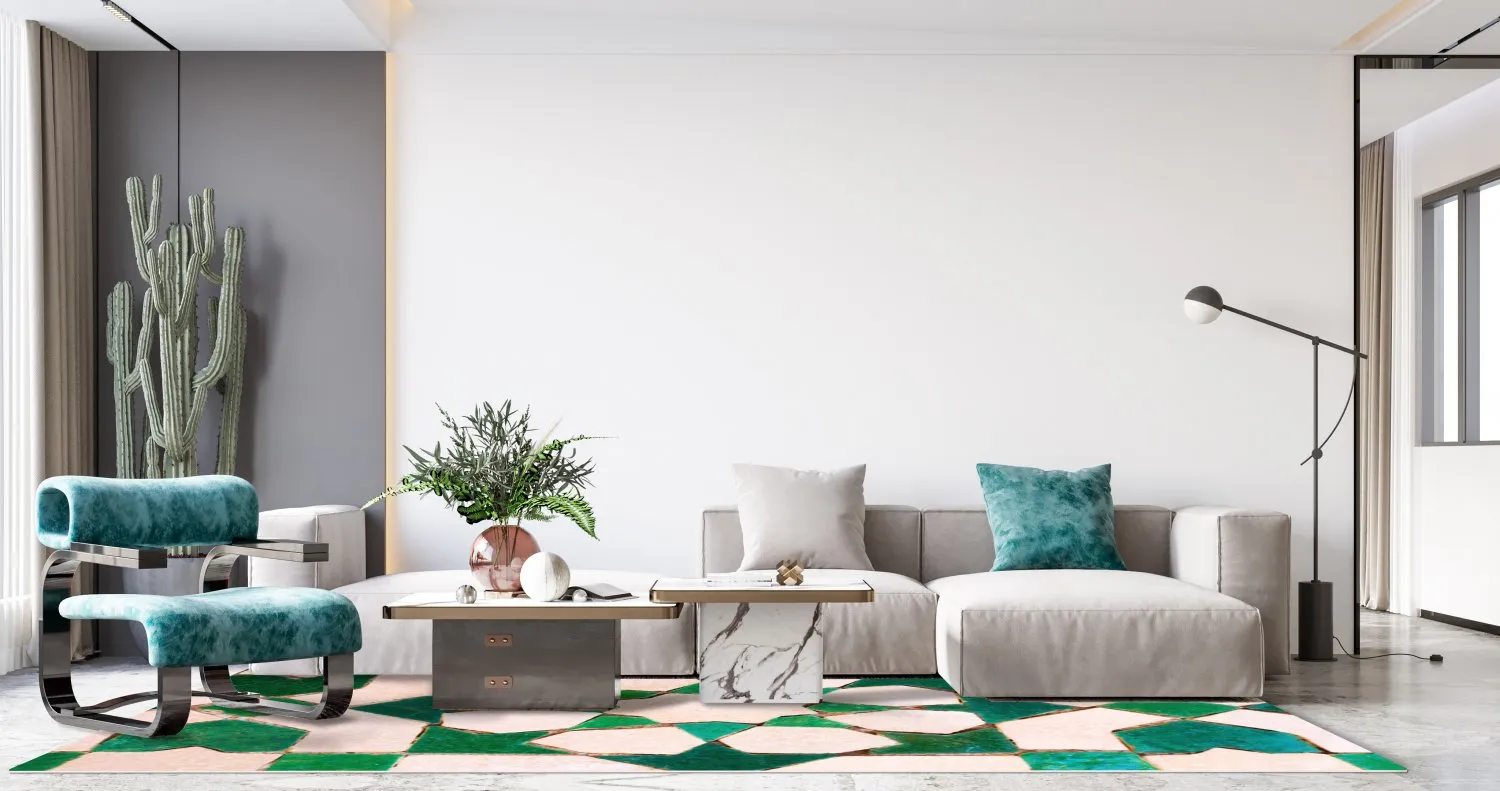 Wilton - Chia (groen/beige)