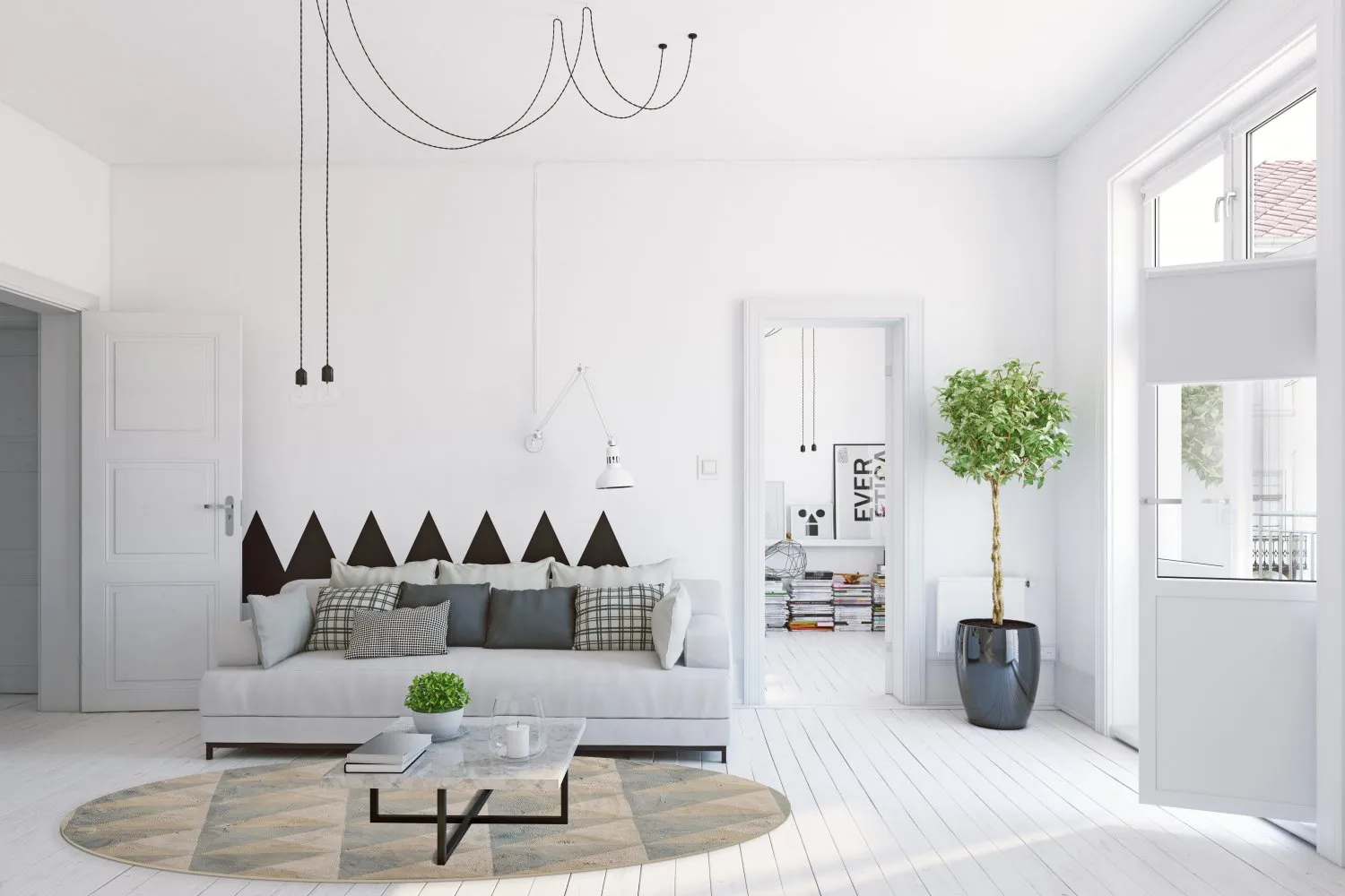 Rond vloerkleed - Manso (multi)