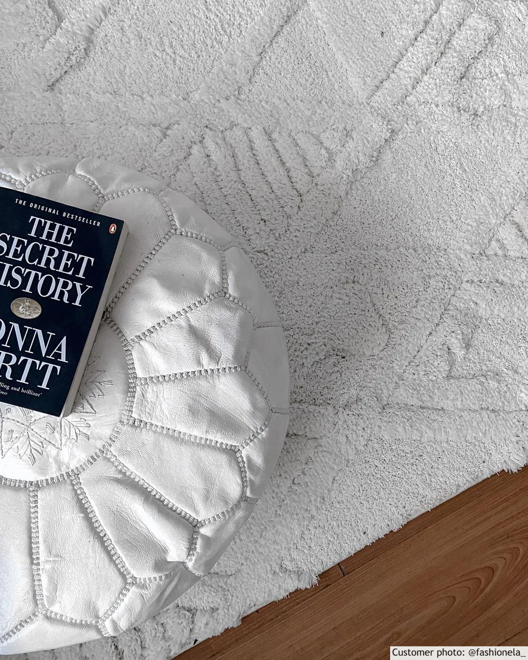 Hoogpolig vloerkleed - Rostock (offwhite)