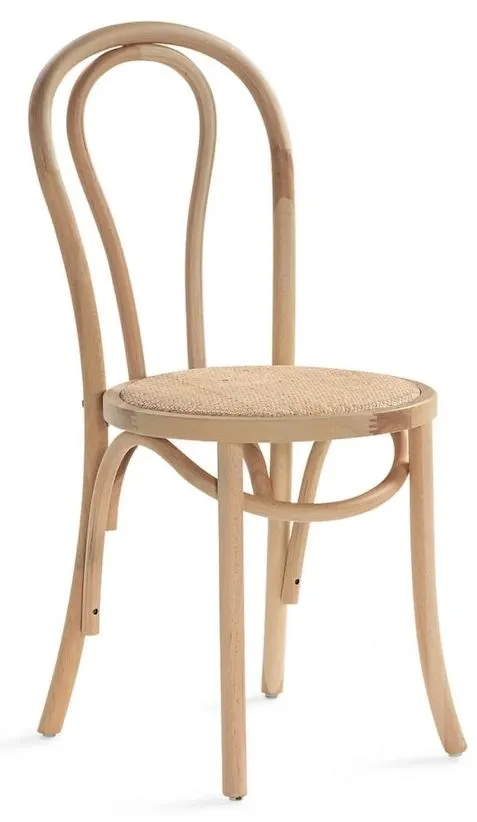 Stoel - Bistro (rotan/natuur) - 2 stuks