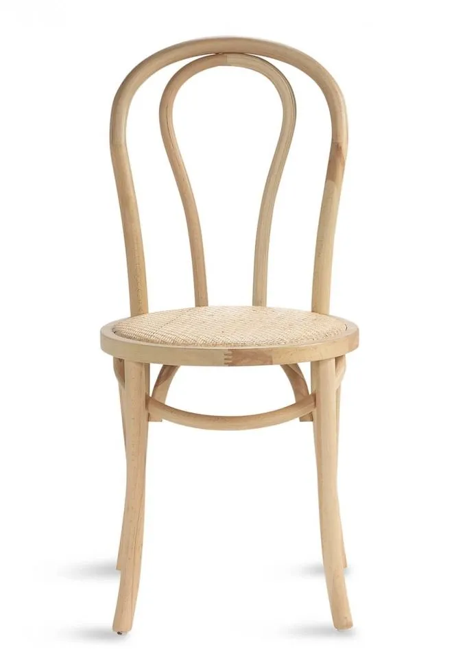 Stoel - Bistro (rotan/natuur) - 2 stuks
