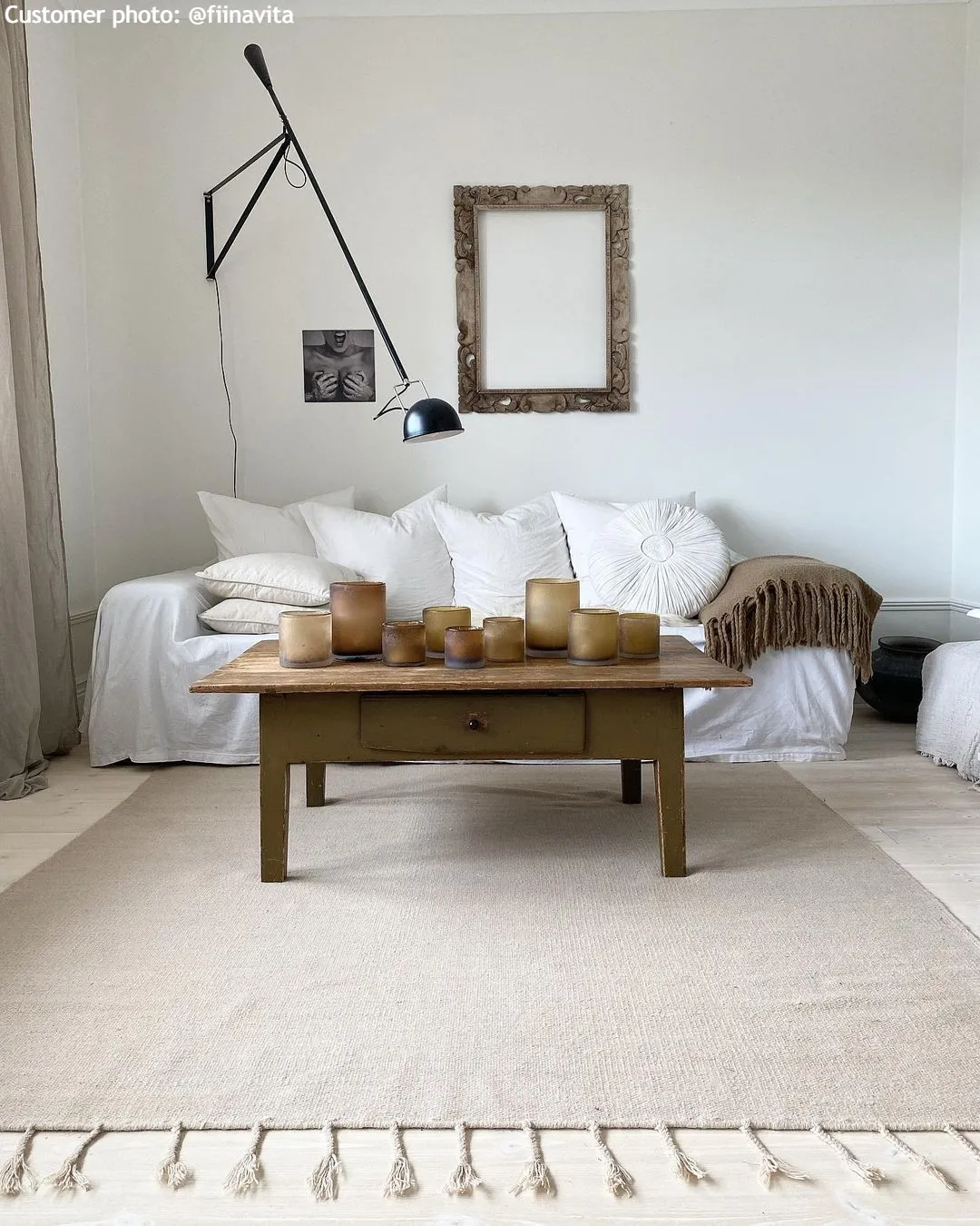 Wollen-vloerkleed - Malana (beige)