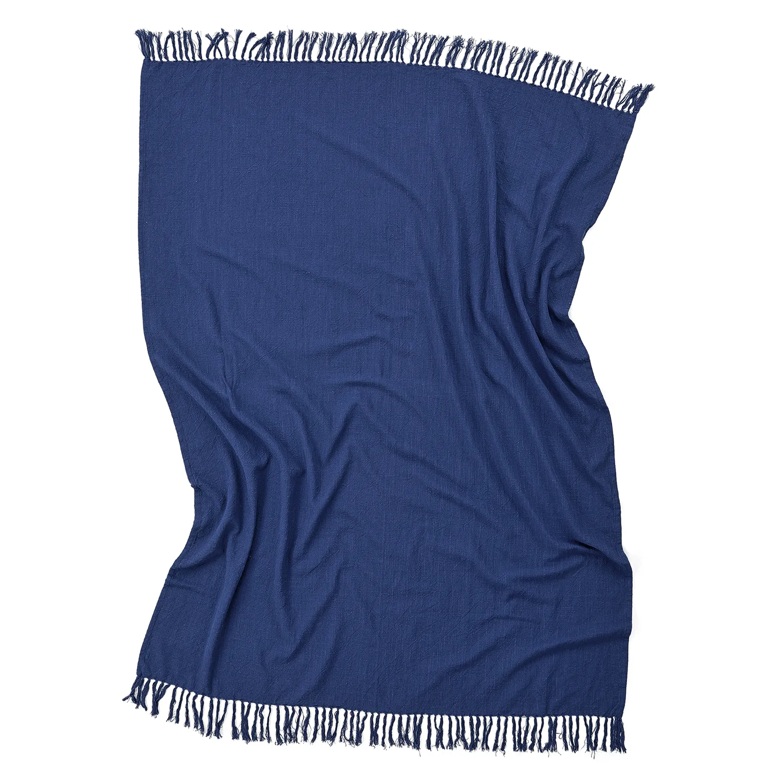 Dekens - Veya cotton throw (marineblauw)