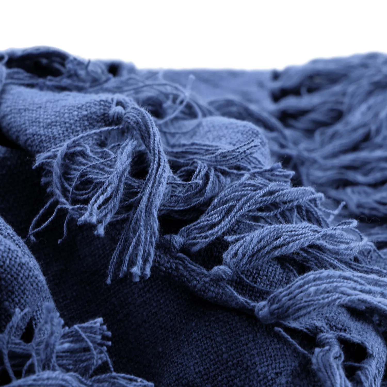 Dekens - Veya cotton throw (marineblauw)