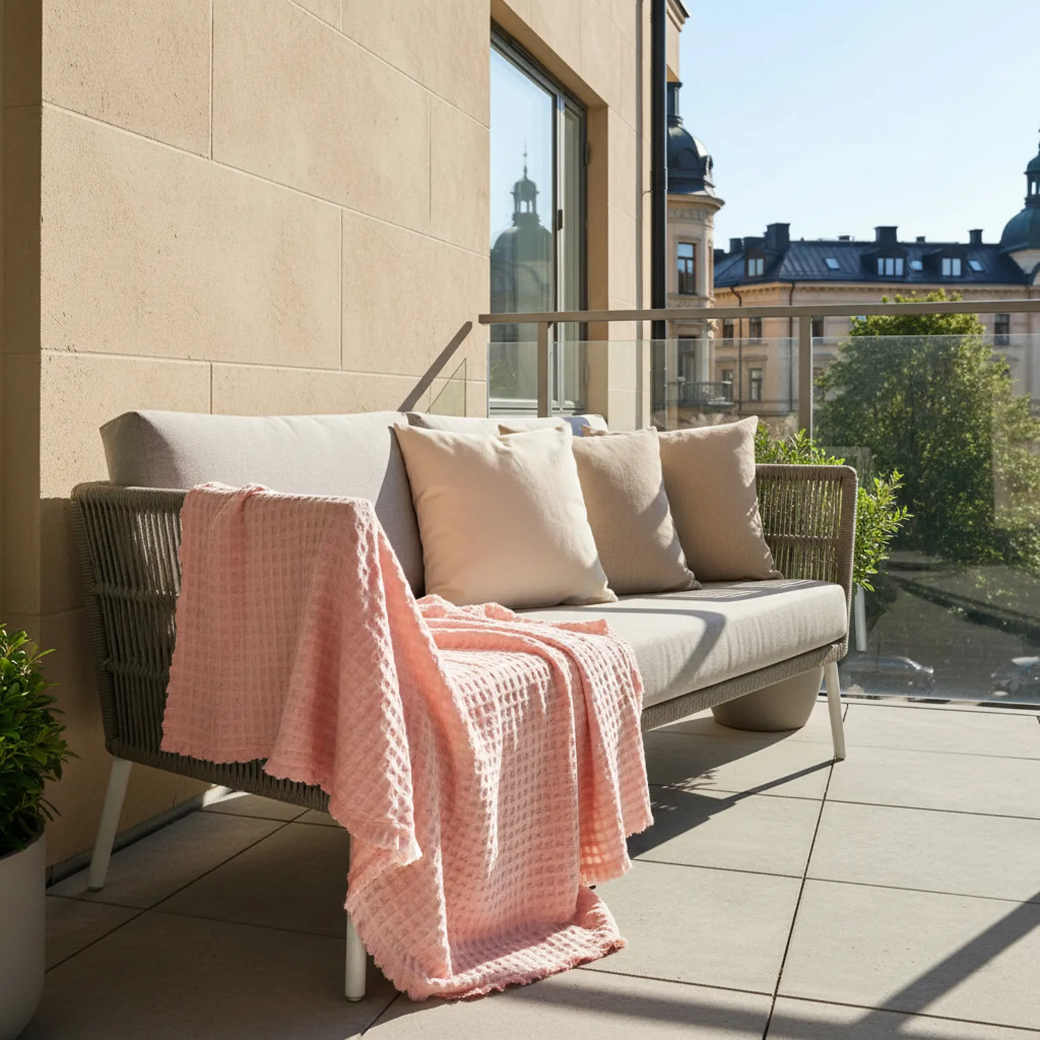 Dekens - Juneau Blanket (roze)