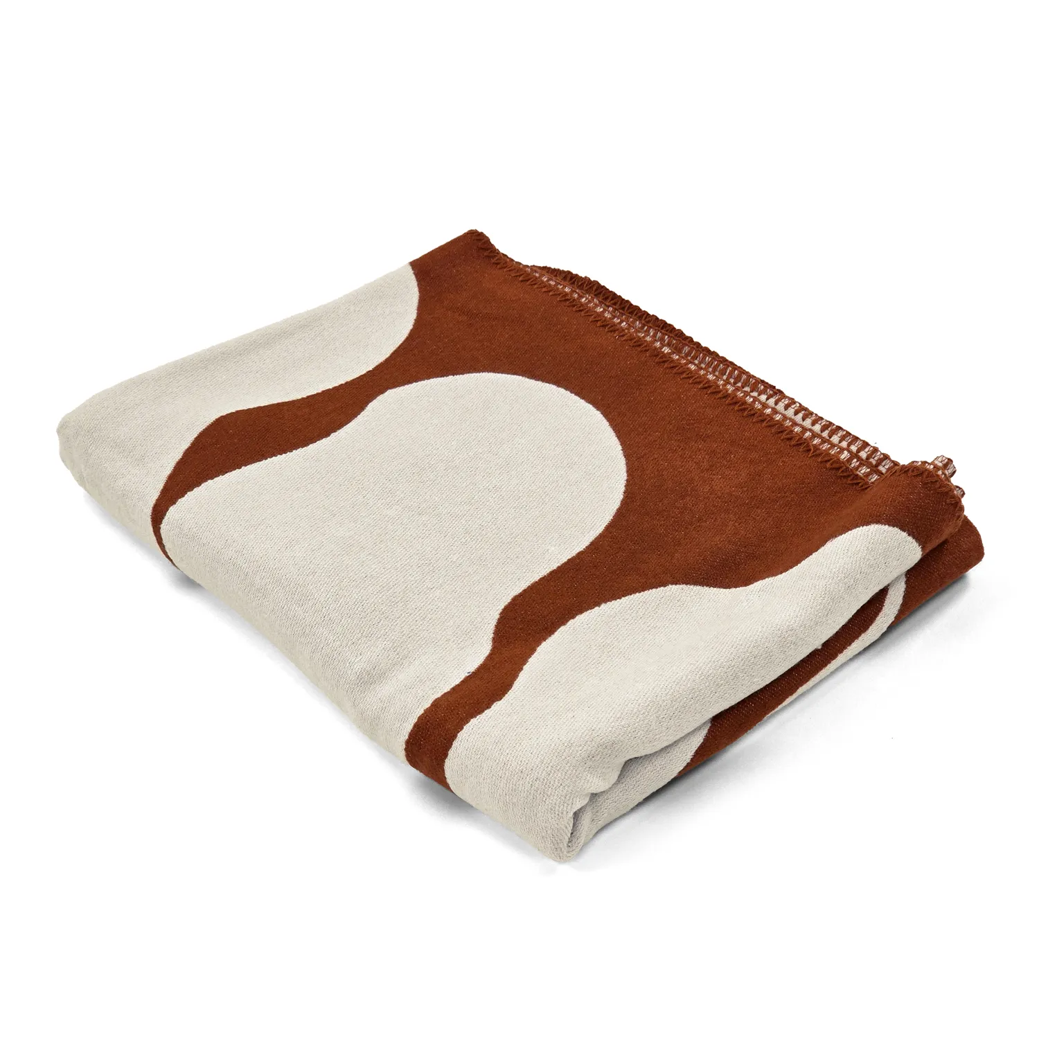 Dekens - Katalia Jacquard Blanket (bordeaux)