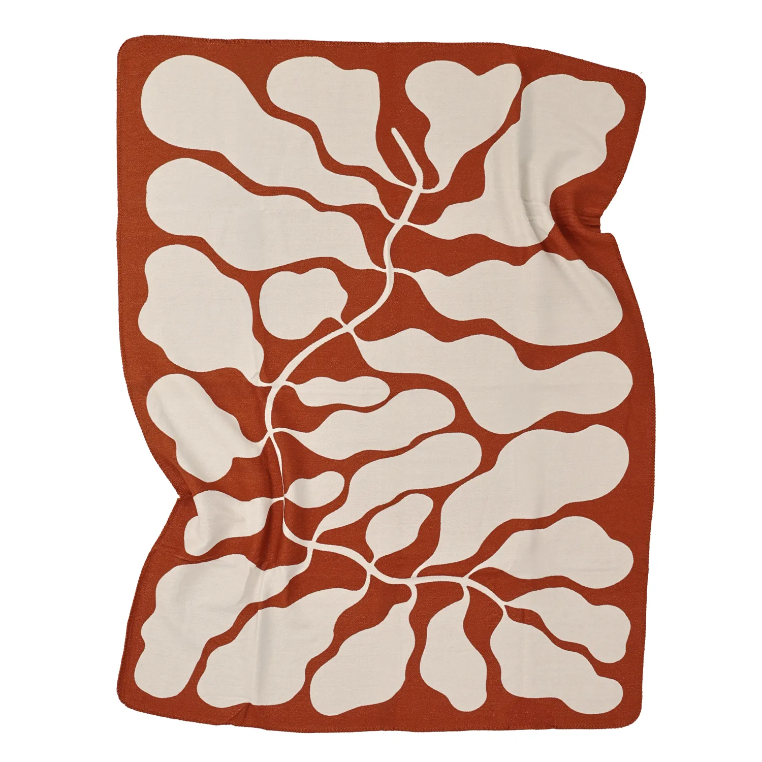 Dekens - Katalia Jacquard Blanket (bordeaux)
