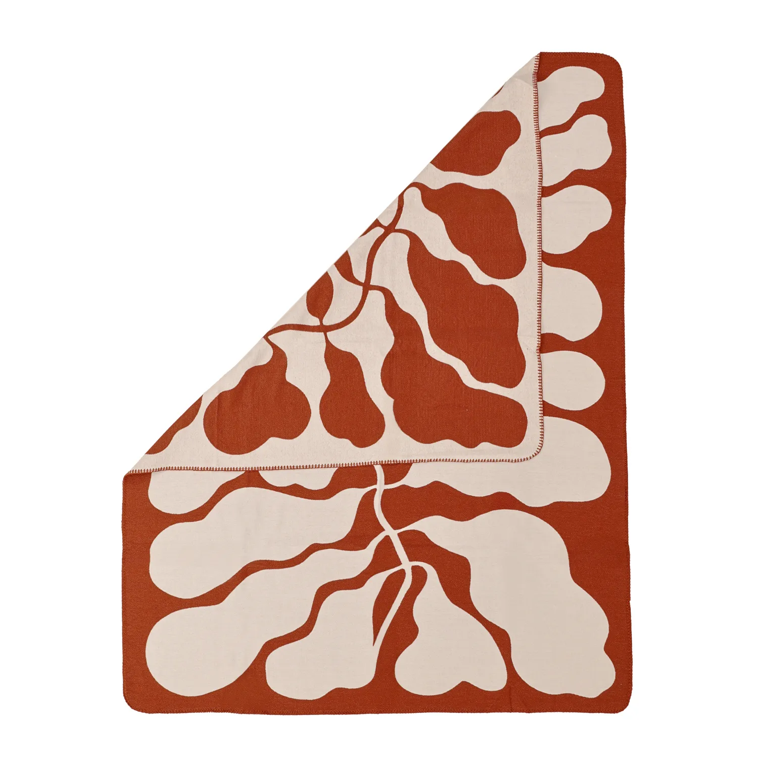 Dekens - Katalia Jacquard Blanket (bordeaux)