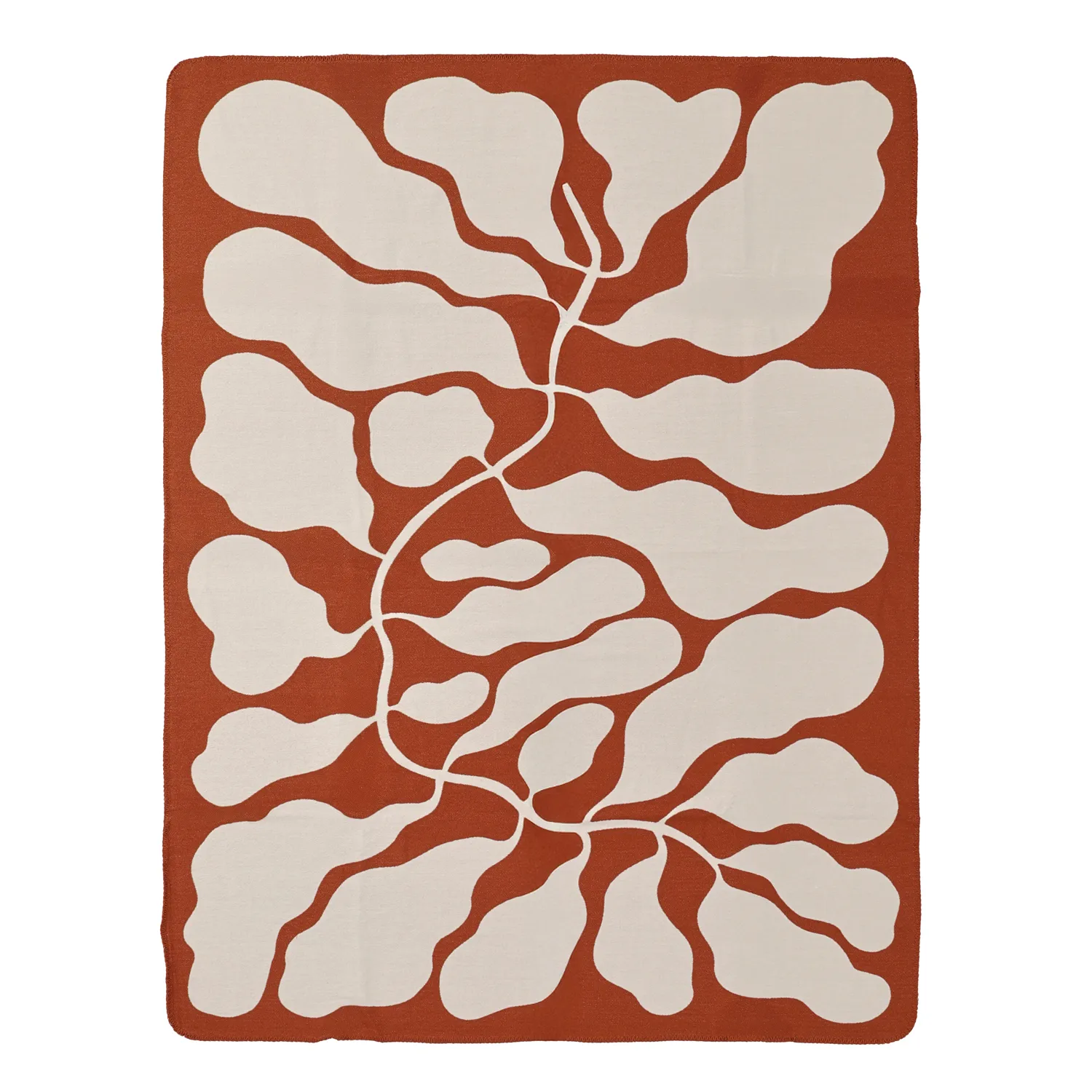 Dekens - Katalia Jacquard Blanket (bordeaux)