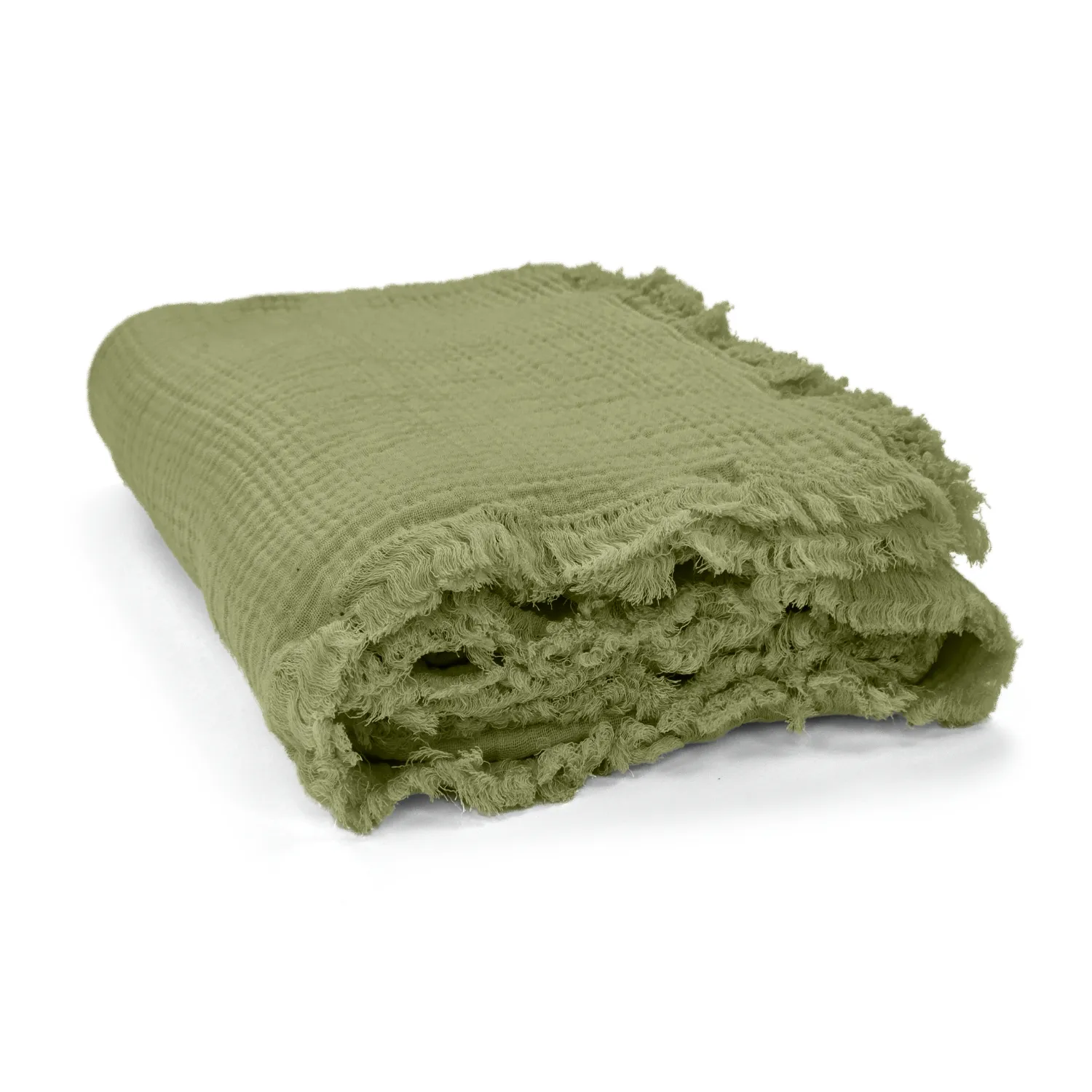 Dekens - Mousseline plaid - Dorena (groente)