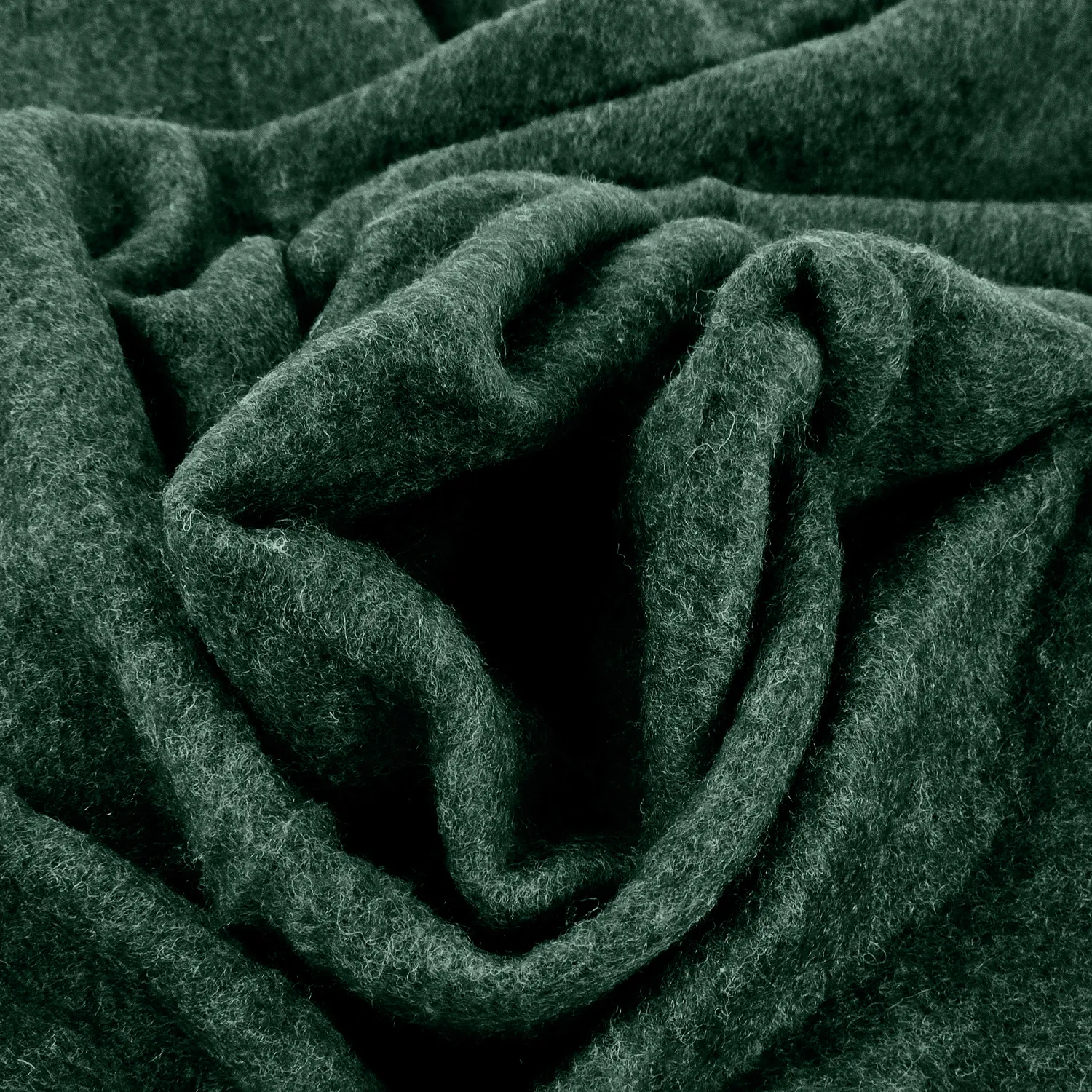 Plaid dekens - throw van wolmix - Samantha (groen)
