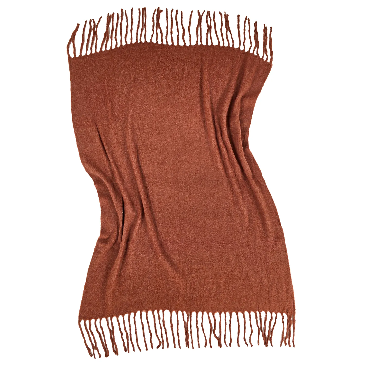 Plaid dekens - throw van wolmix - Samantha (koper)