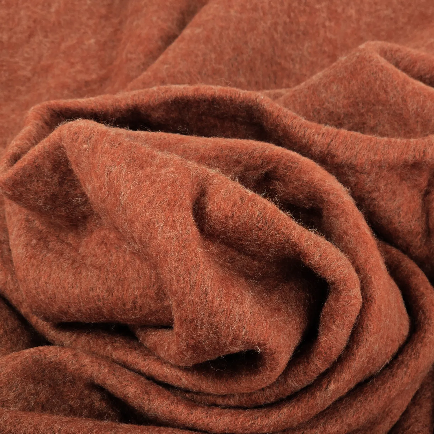 Plaid dekens - throw van wolmix - Samantha (koper)