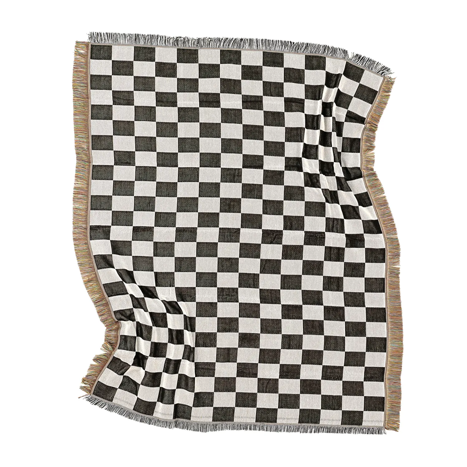 Dekens - Wallace Tapestry Blanket (zwart/wit)