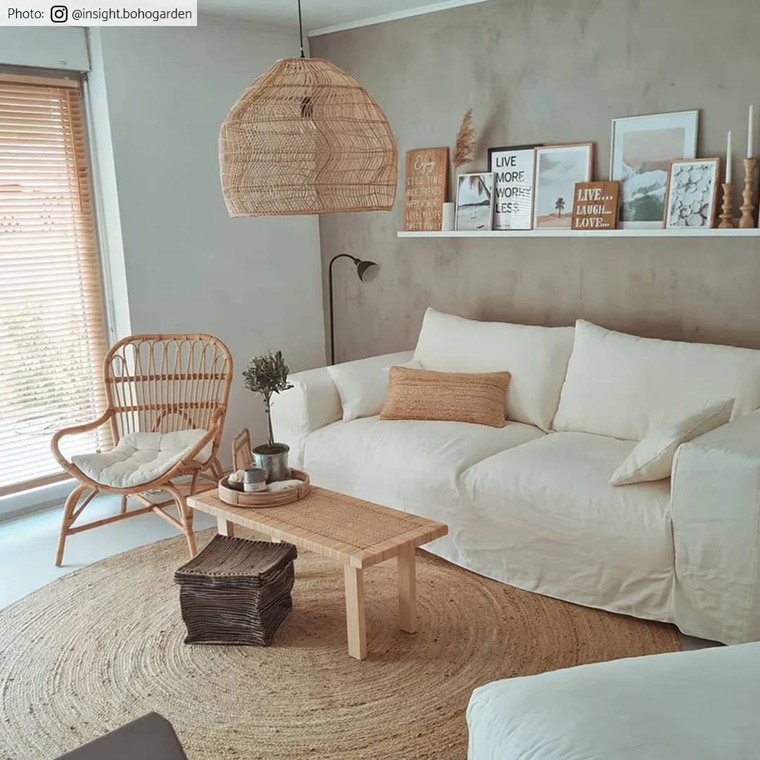 Ronde vloerkleden - San Francisco (jute)