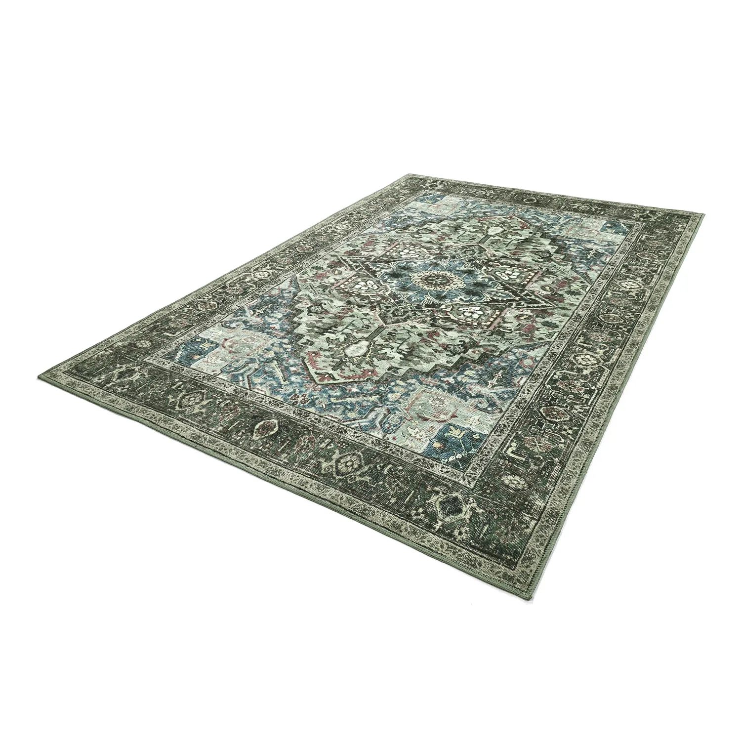 Vlakgeweven vloerkleed - Birjand (groente)