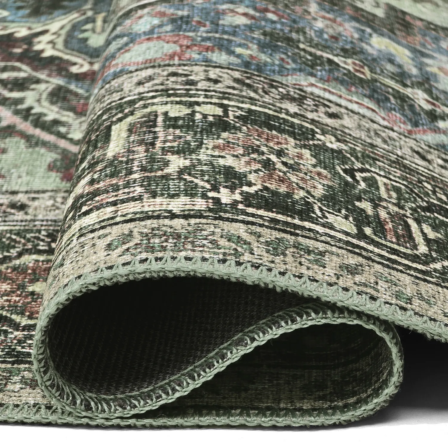 Vlakgeweven vloerkleed - Birjand (groente)