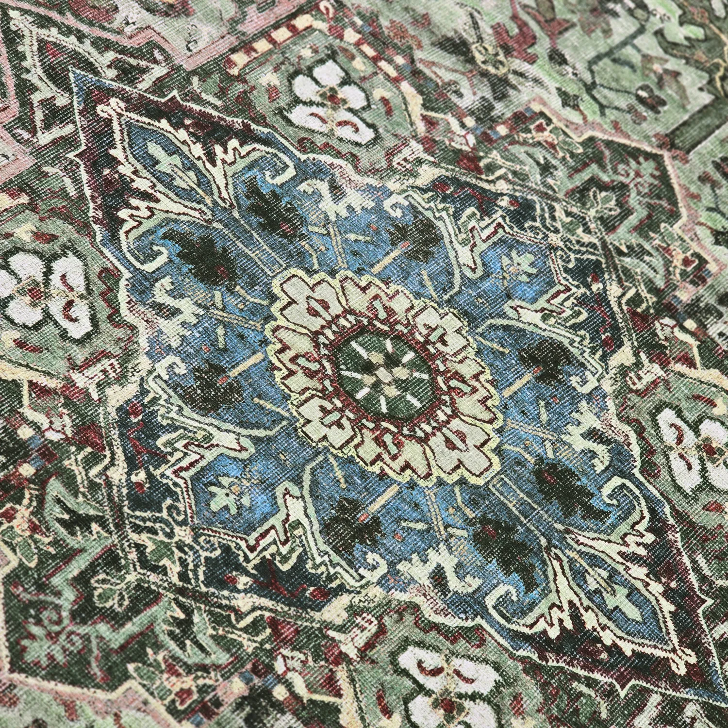 Vlakgeweven vloerkleed - Birjand (groente)