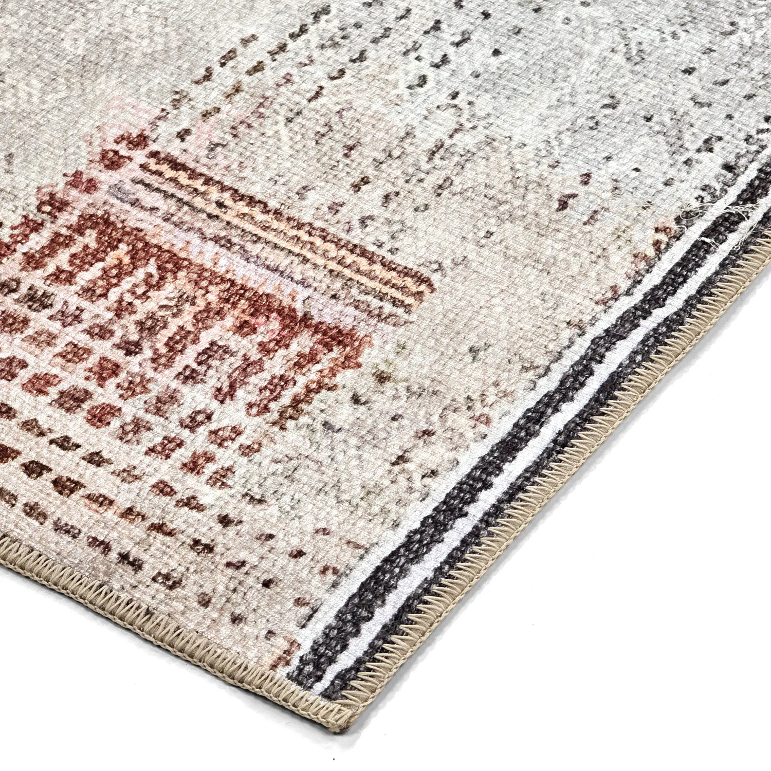 Vlakgeweven vloerkleed - Calla (rood)