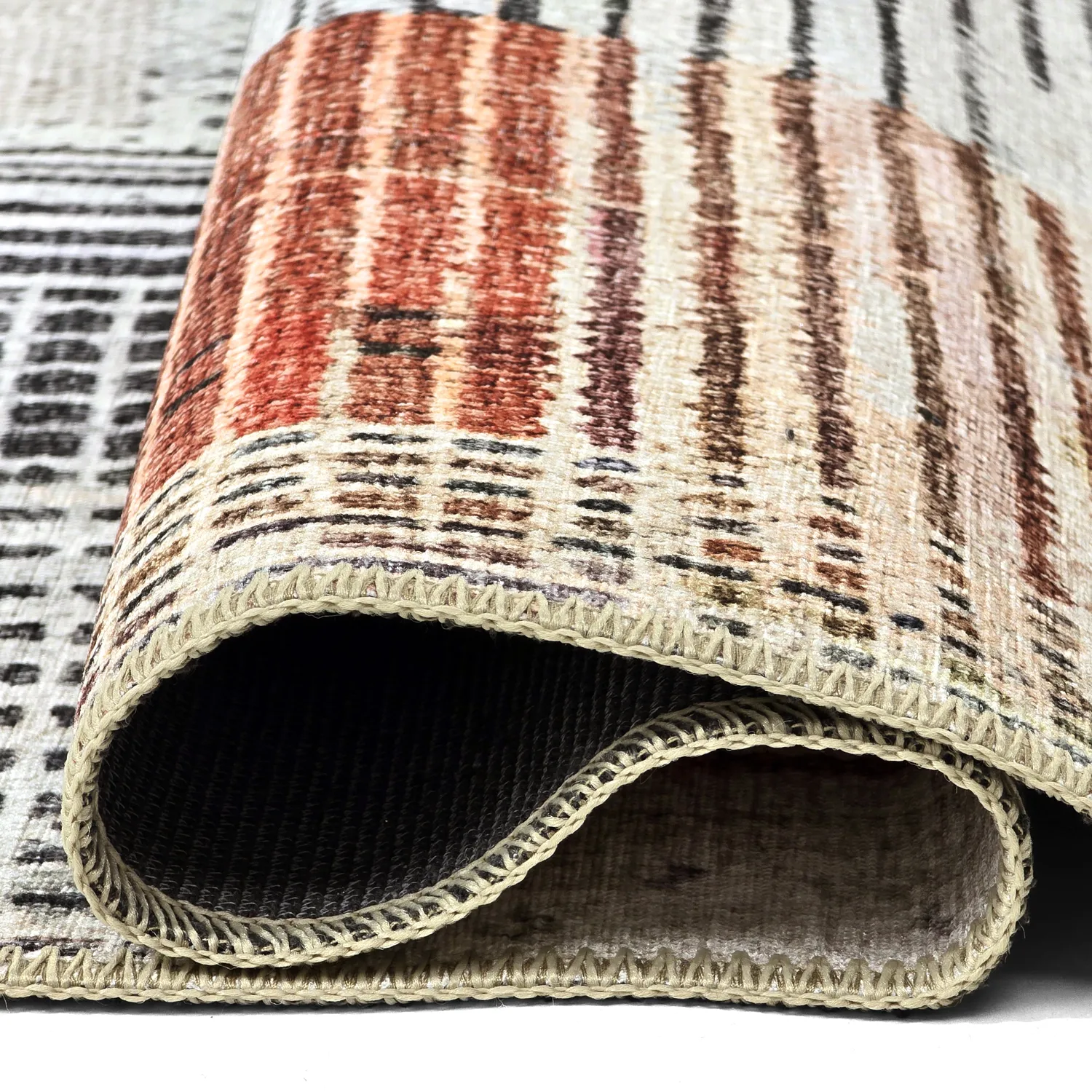 Vlakgeweven vloerkleed - Calla (rood)