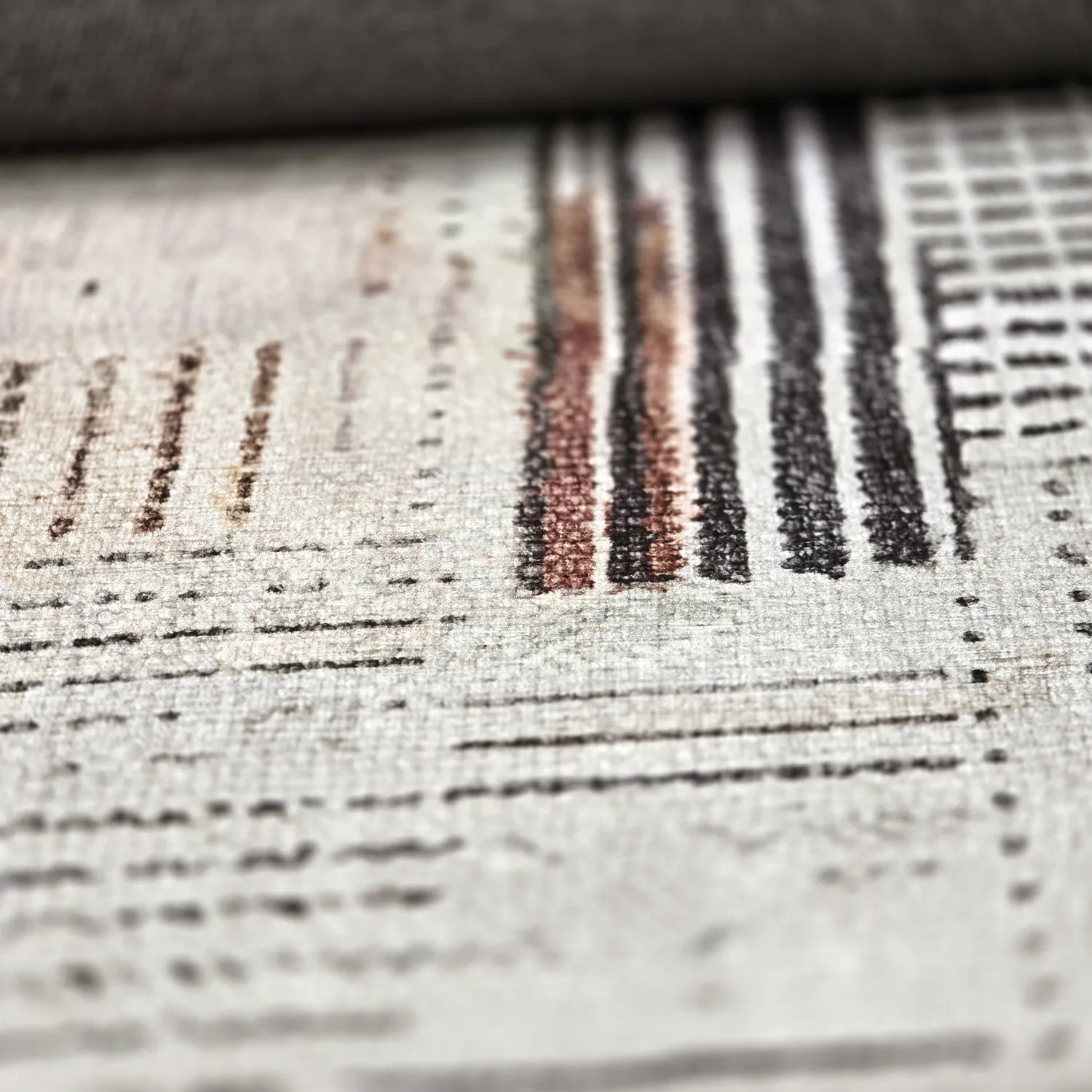 Vlakgeweven vloerkleed - Calla (rood)