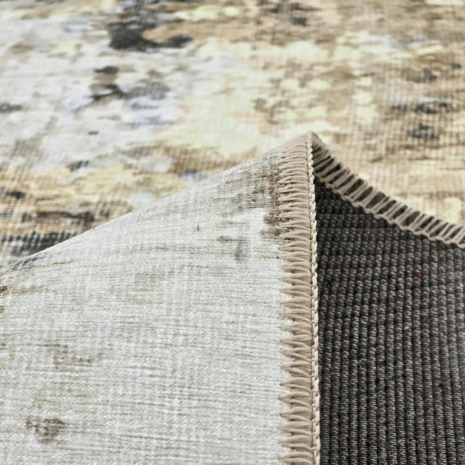 Vlakgeweven vloerkleed - Comino (beige/multi)